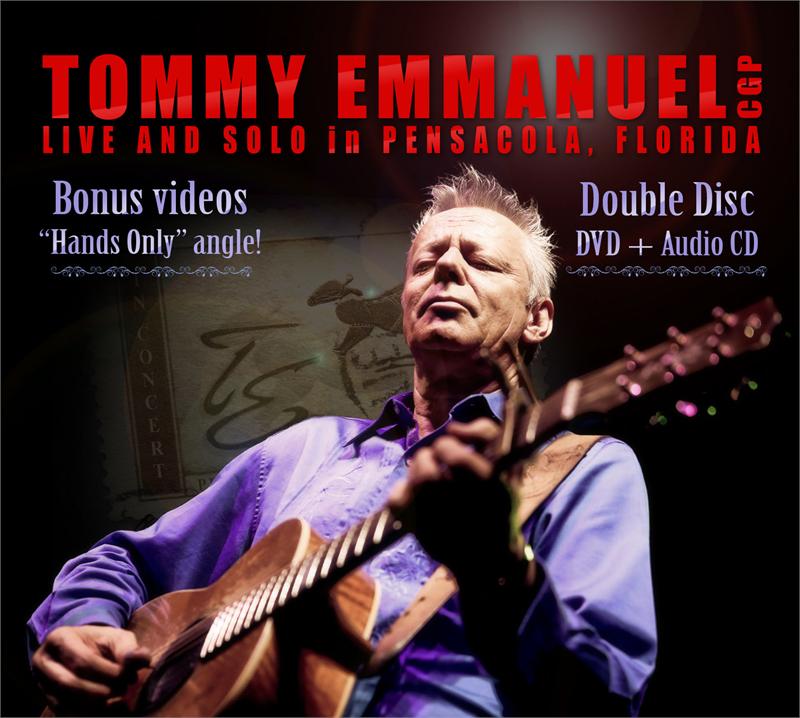 TOMMY EMMANUEL - LIVE AND SOLO (CD/DVD set)
