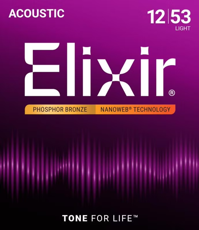 Elixir・Phosphor Bronze・NANOWEB・2セット[アコースティック用]