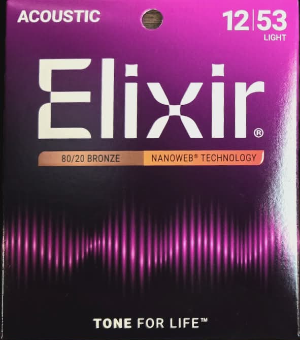 Elixir・80/20 Bronze・NANOWEB・2セット[アコースティック用]
