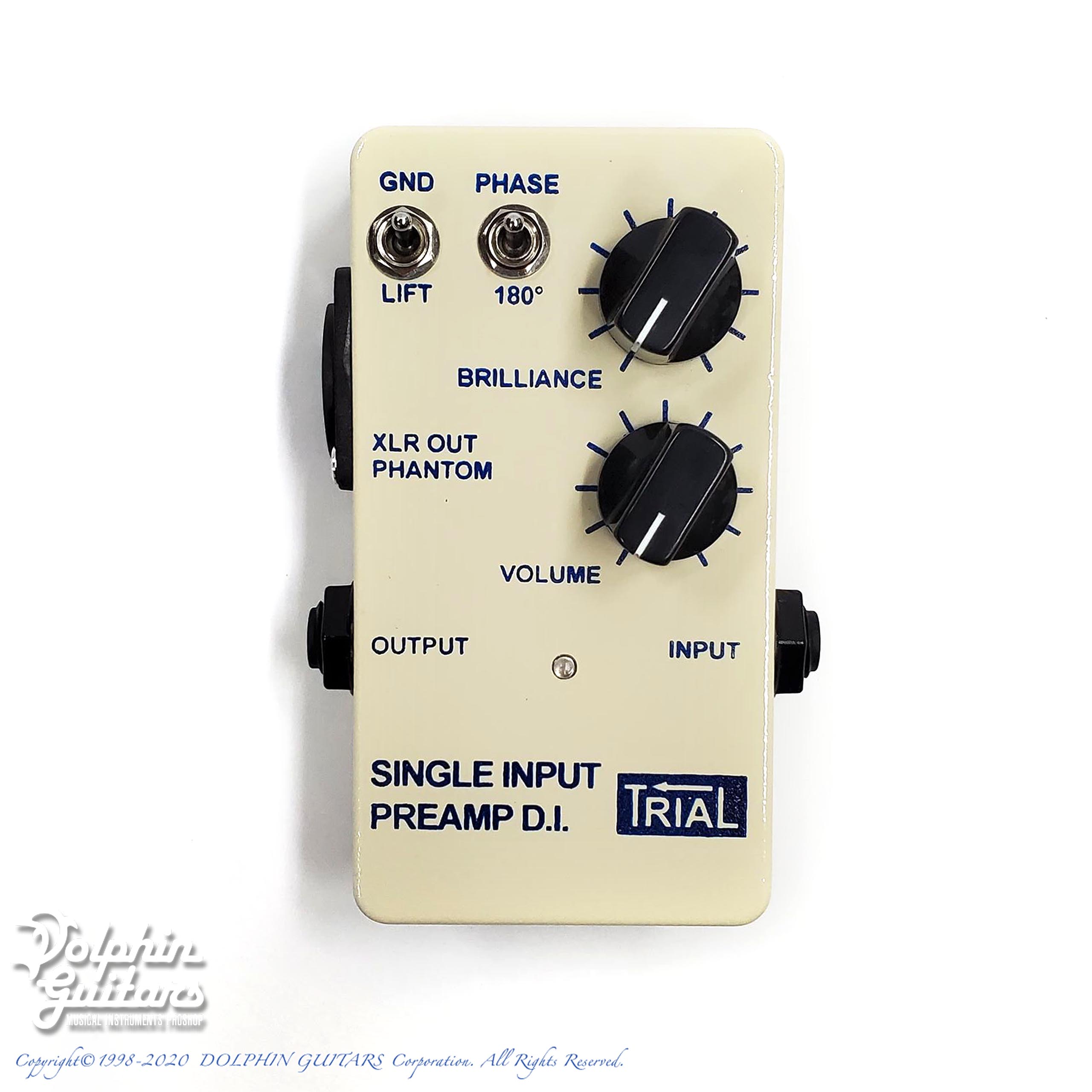 TRIAL・SINGLE INPUT PREAMP D.I. 【アコースティック・ギター用 