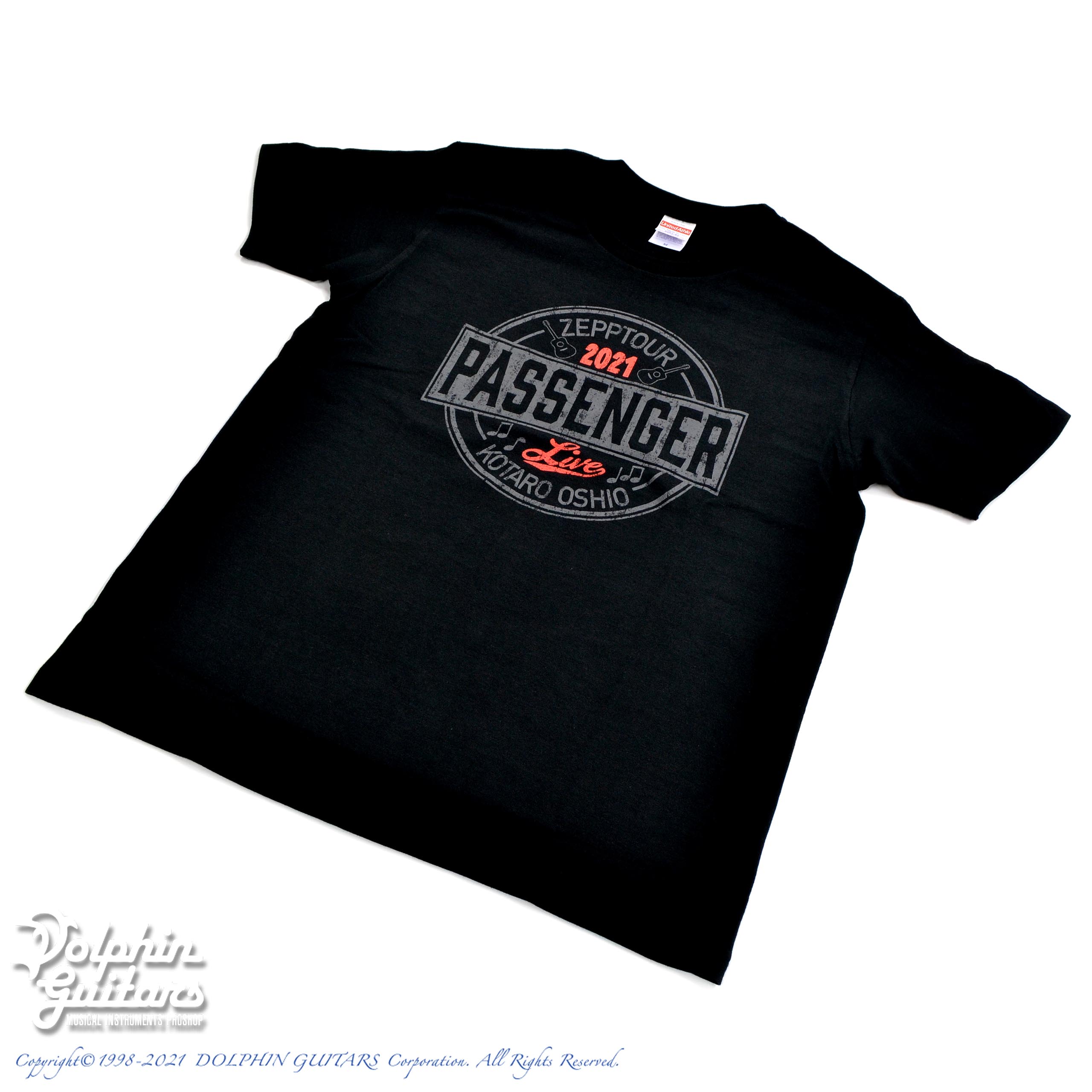 押尾コータローZepp Tour 2021 PASSENGER オフィシャルツアーグッズ・Tシャツ
