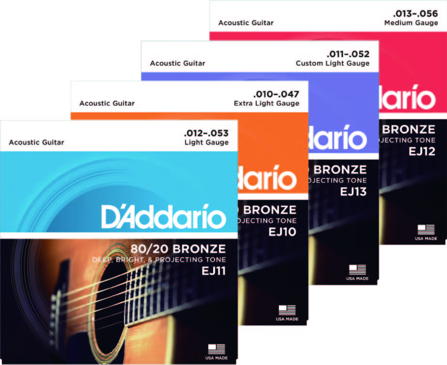 期間限定お試し価格 新品 D'Addario ダダリオ アコースティックギター弦 EJ13