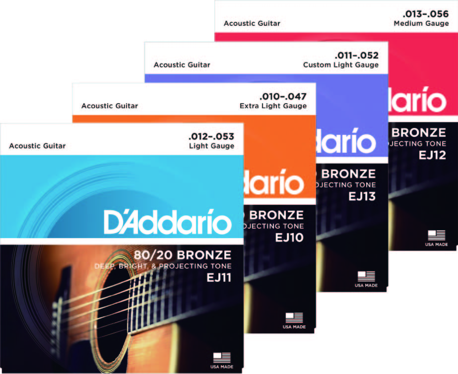 D'Addario ダダリオ・80/20 Bronze Round Wound （3セット１組)