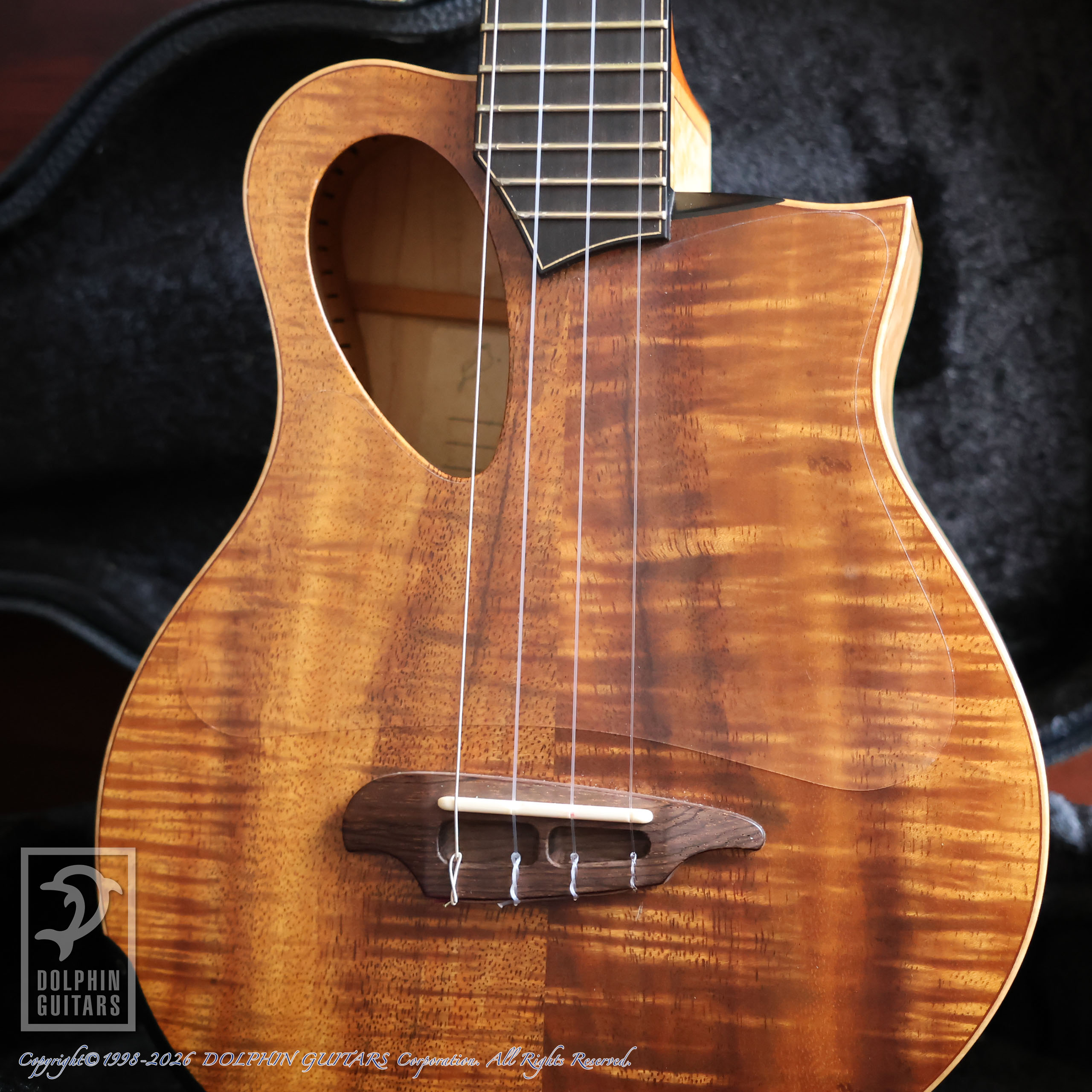 TODA GUITARS:ALIEN (Koa Birdseye Maple)画像3