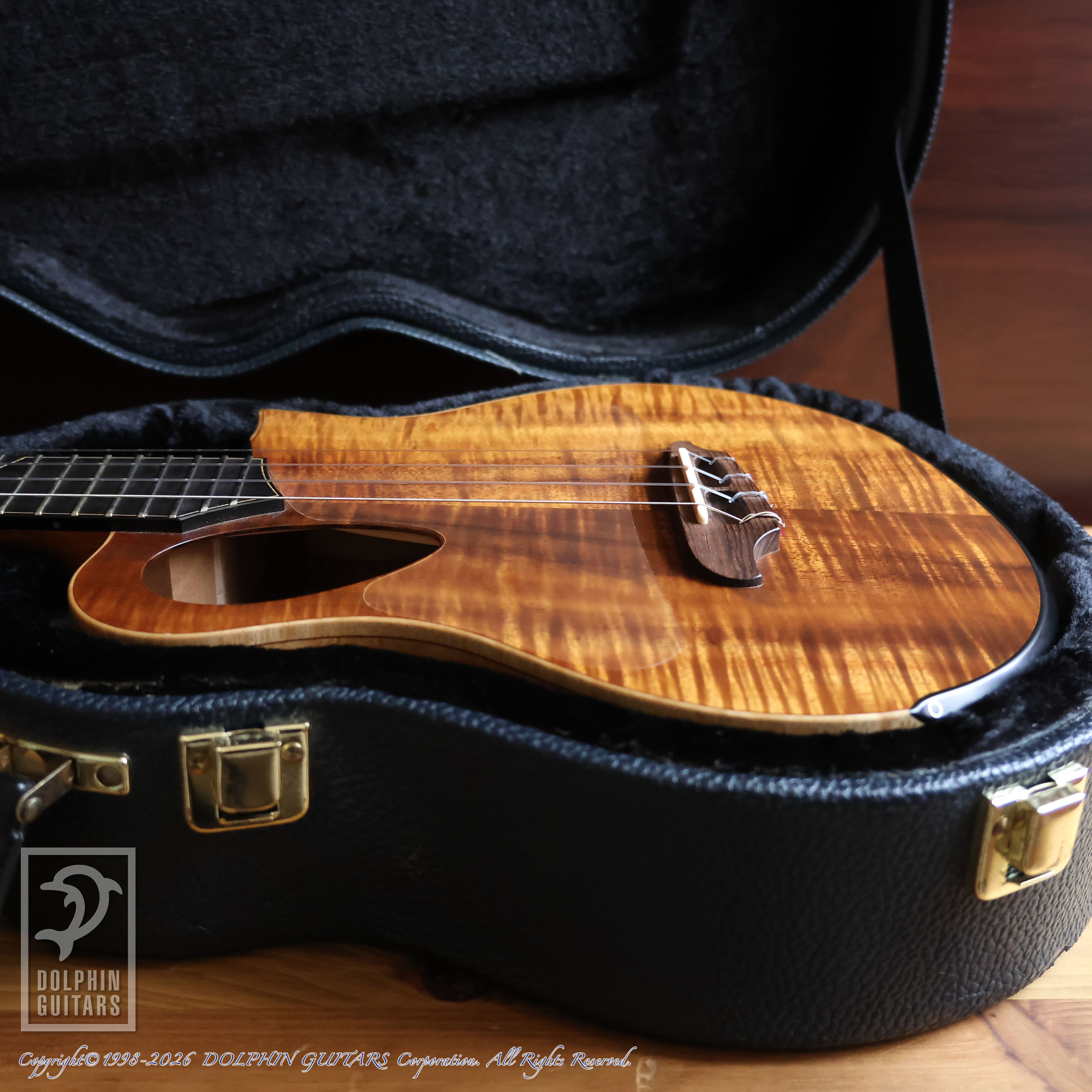 TODA GUITARS:ALIEN (Koa Birdseye Maple)画像8