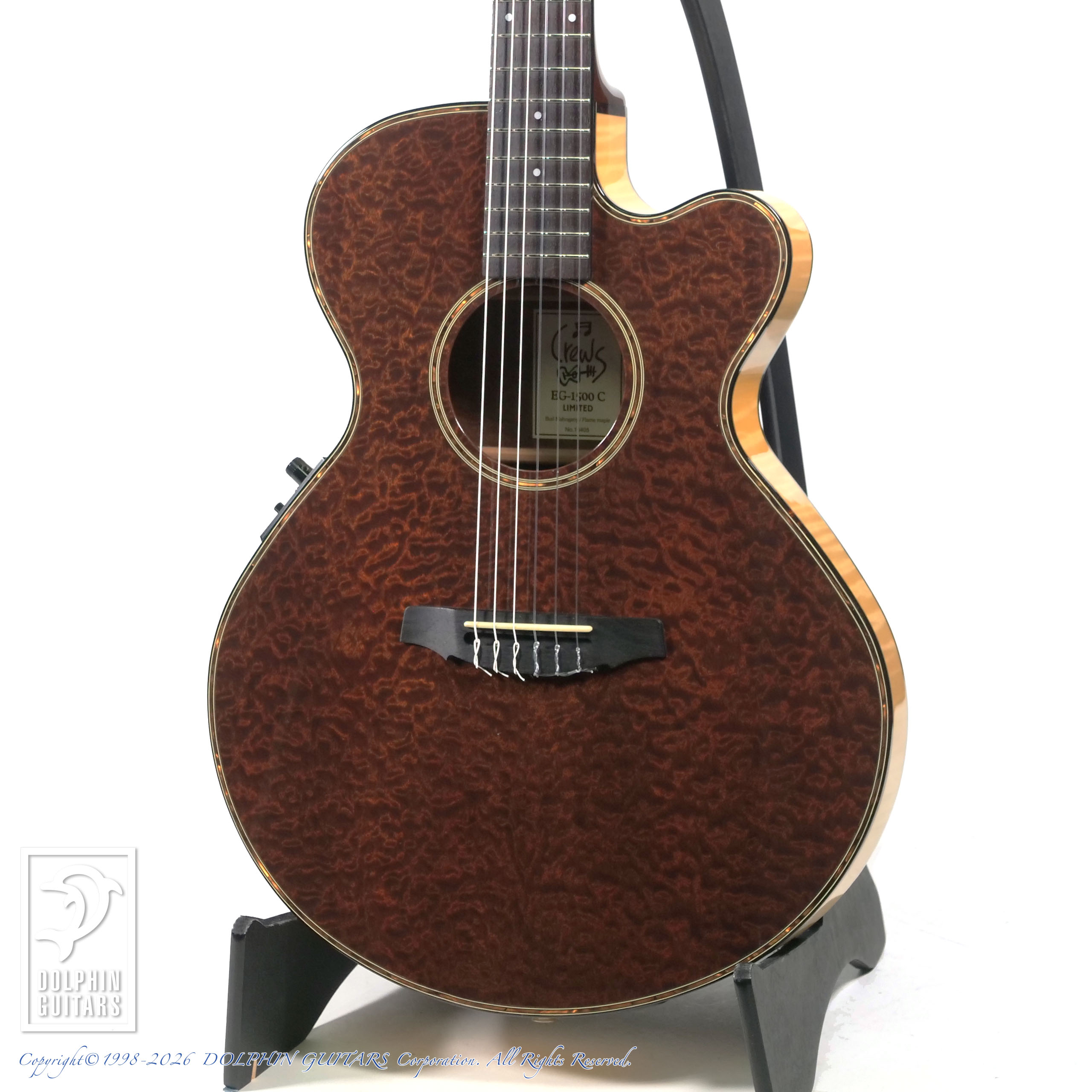 CREWS:EG-1500C Limited (Burl Mahogany) (Natural)