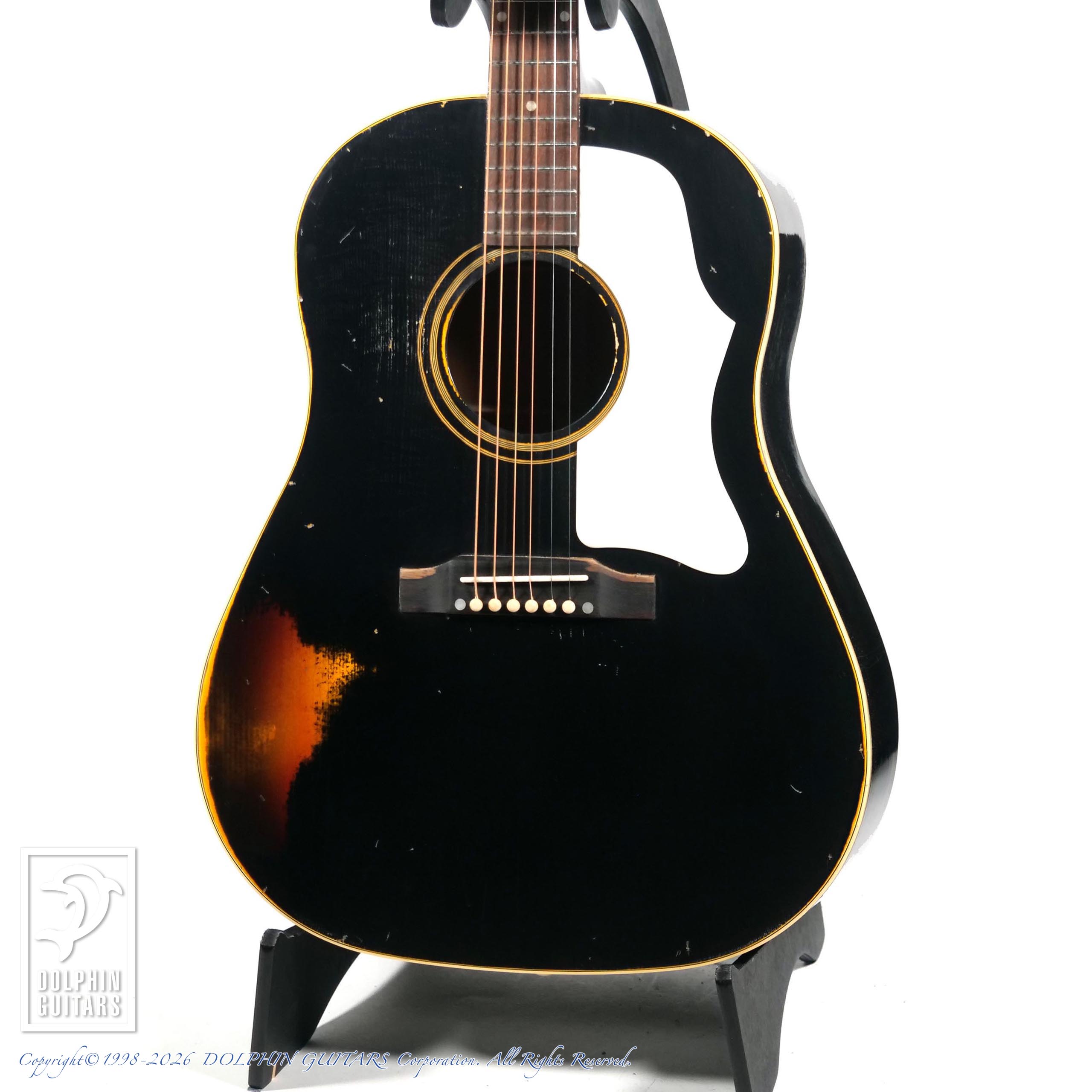 Dolphin Guitars:RSD-45 43mm Aged (BLK on Burst Multi layered)