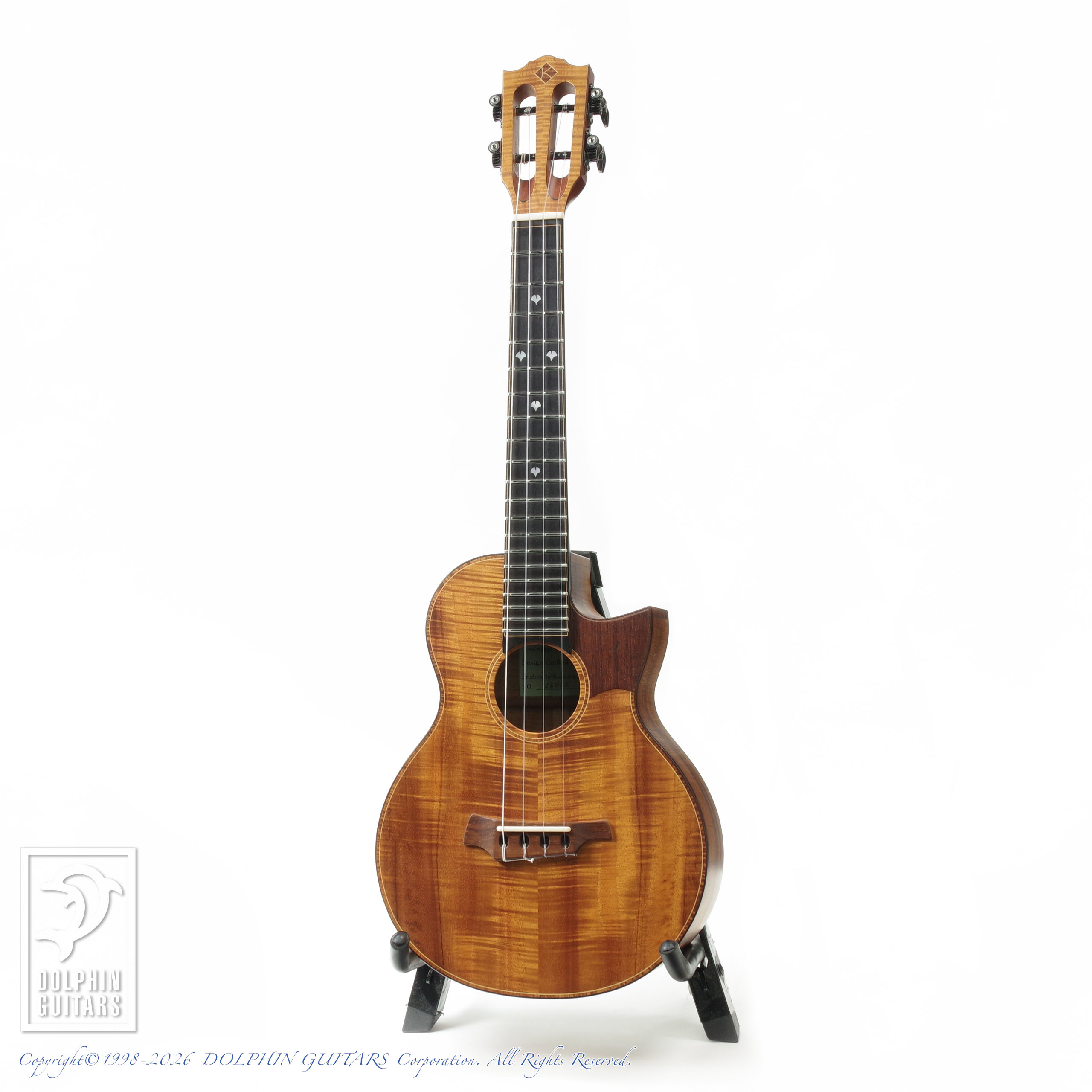 TODA GUITARS:Concert Tenor (All Hawaiian Koawood)画像2