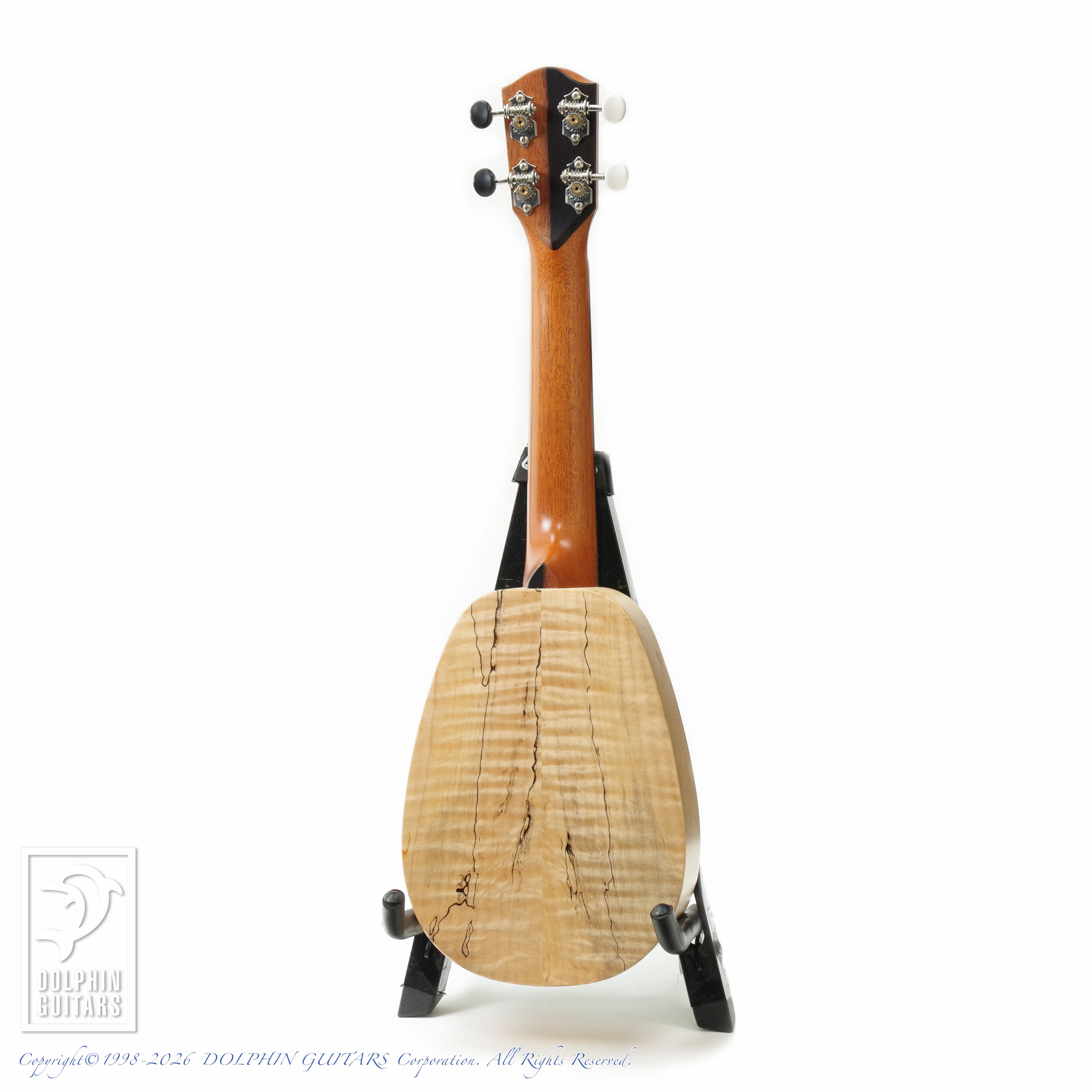 TODA GUITARS:PS Koa Spalted Maple (Pineapple Ukulele)画像4
