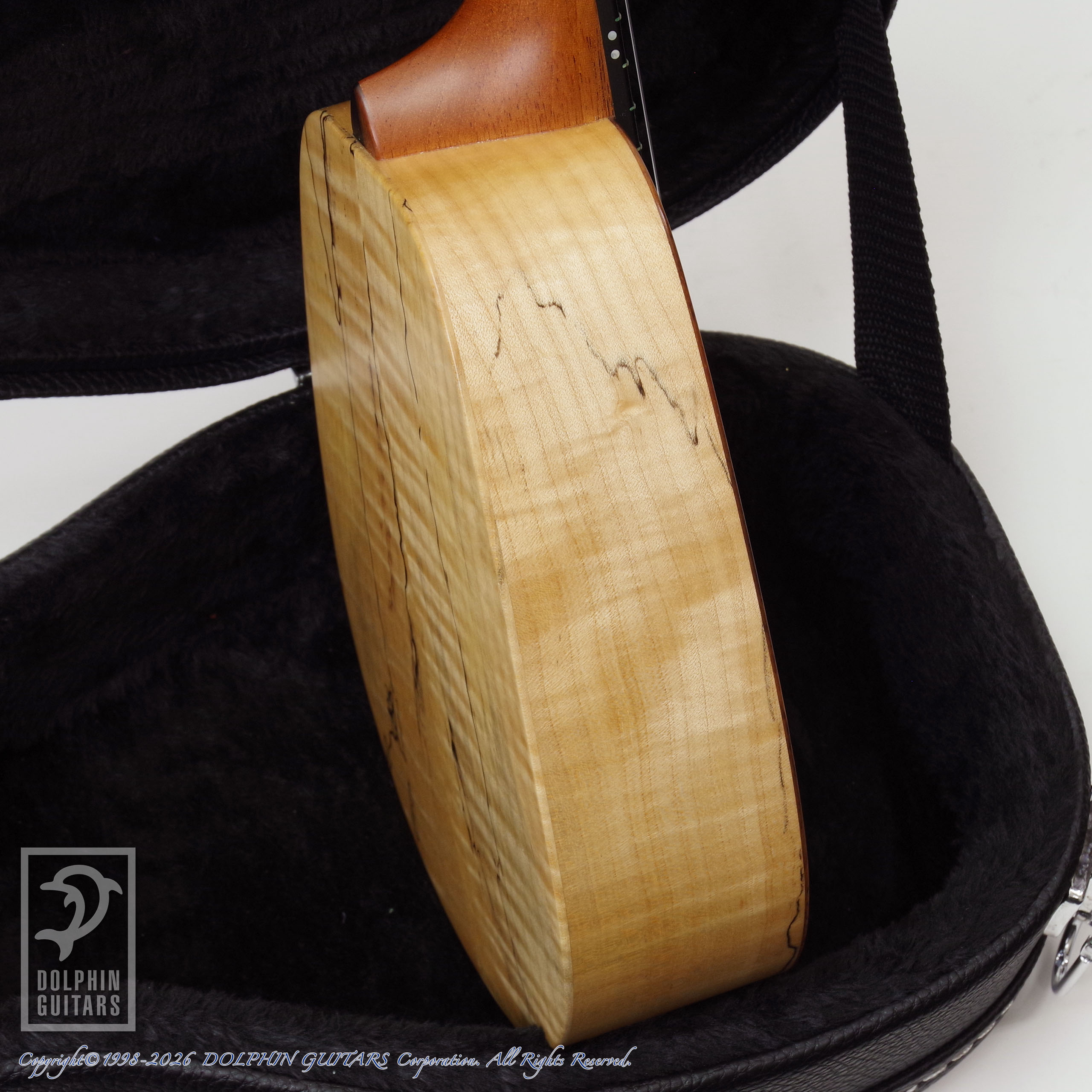 TODA GUITARS:PS Koa Spalted Maple (Pineapple Ukulele)画像11