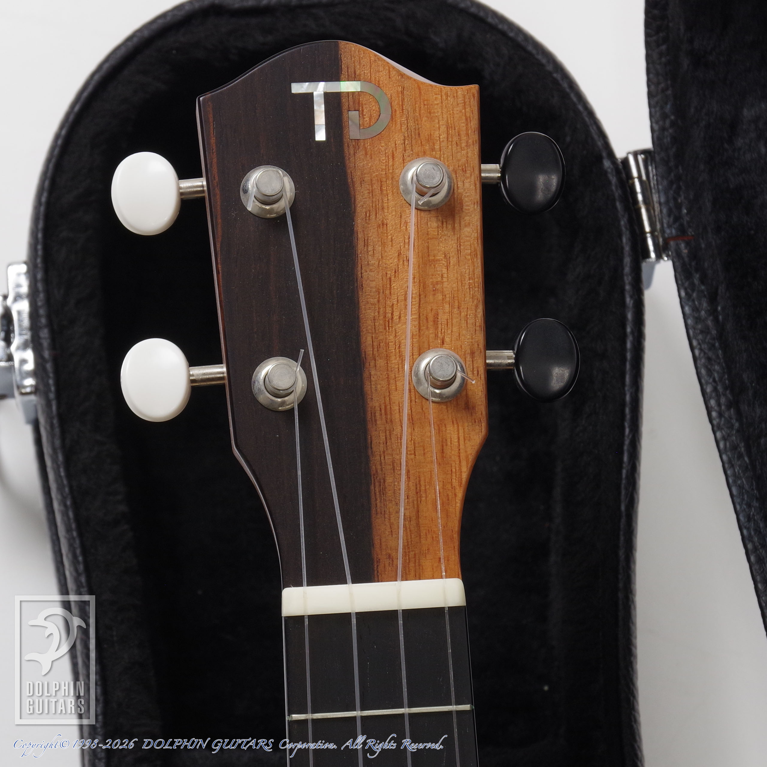 TODA GUITARS:PS Koa Spalted Maple (Pineapple Ukulele)画像5