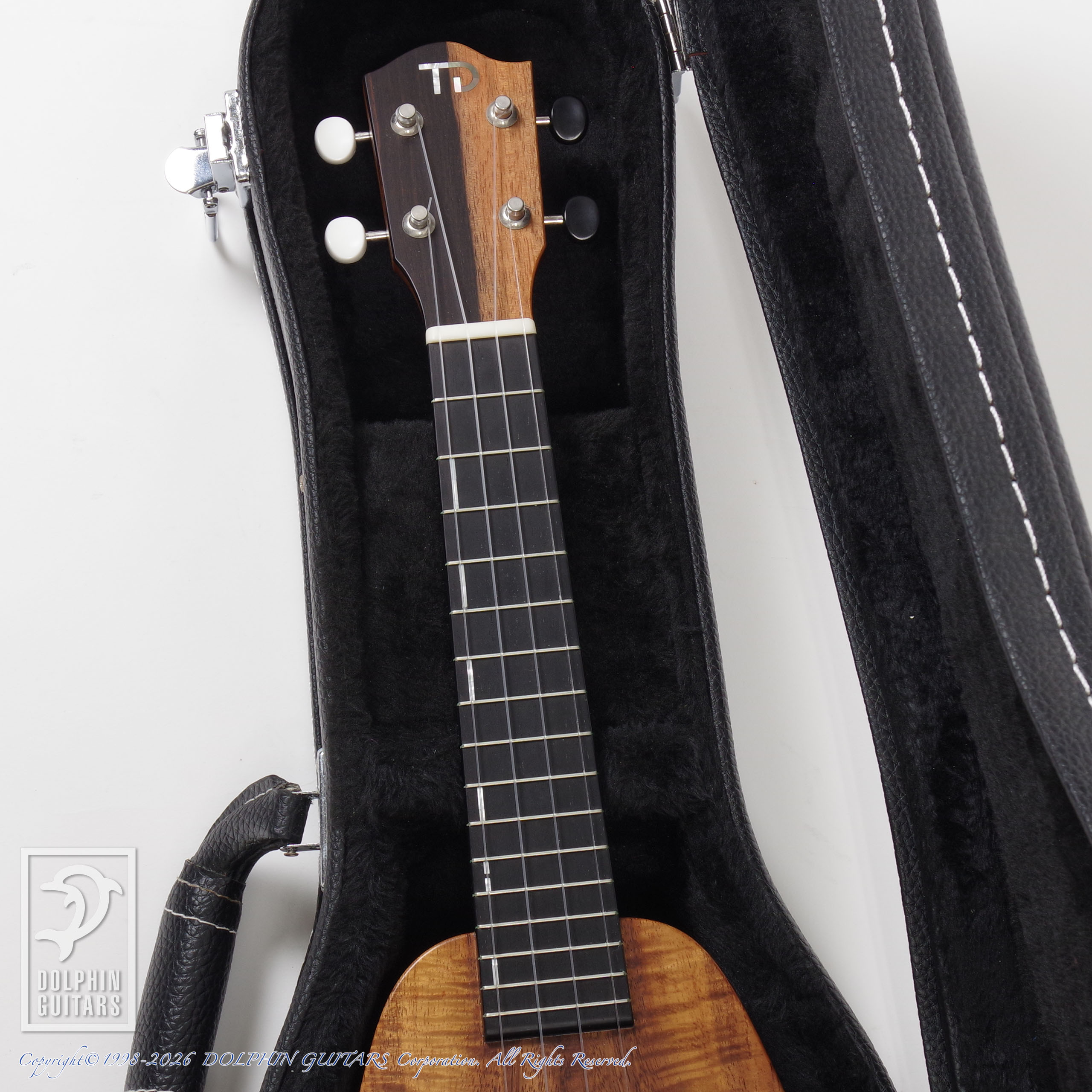 TODA GUITARS:PS Koa Spalted Maple (Pineapple Ukulele)画像7