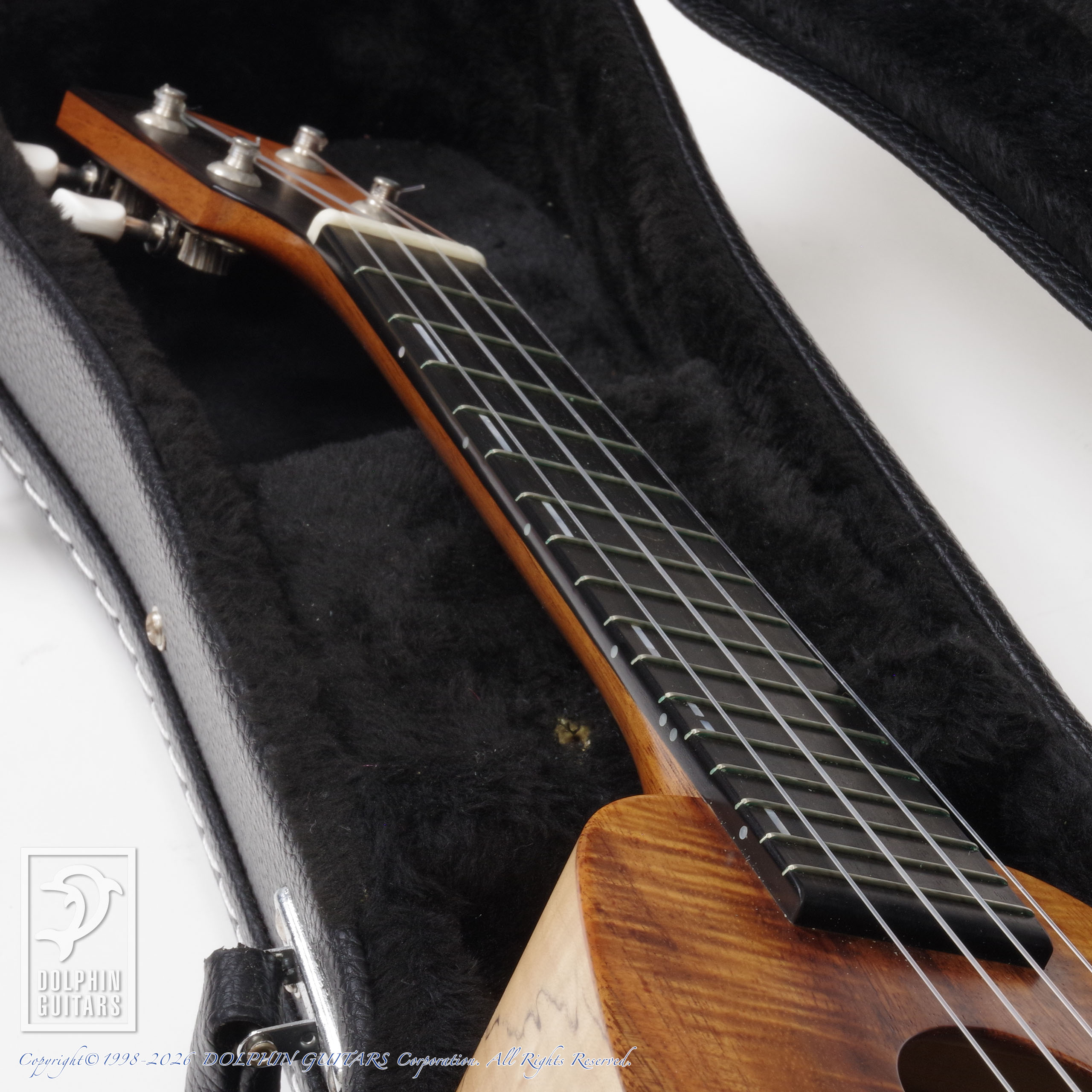 TODA GUITARS:PS Koa Spalted Maple (Pineapple Ukulele)画像12