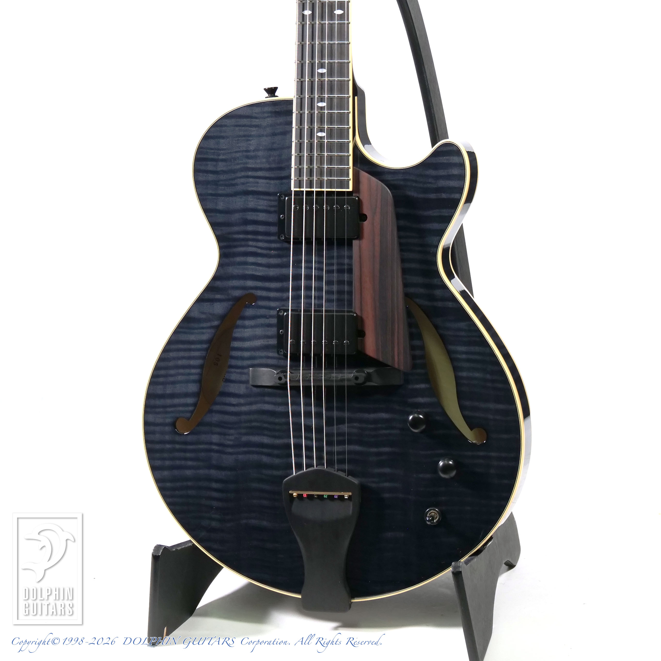 Kikuchi Guitars:MF15L 2HB (Trans Black)
