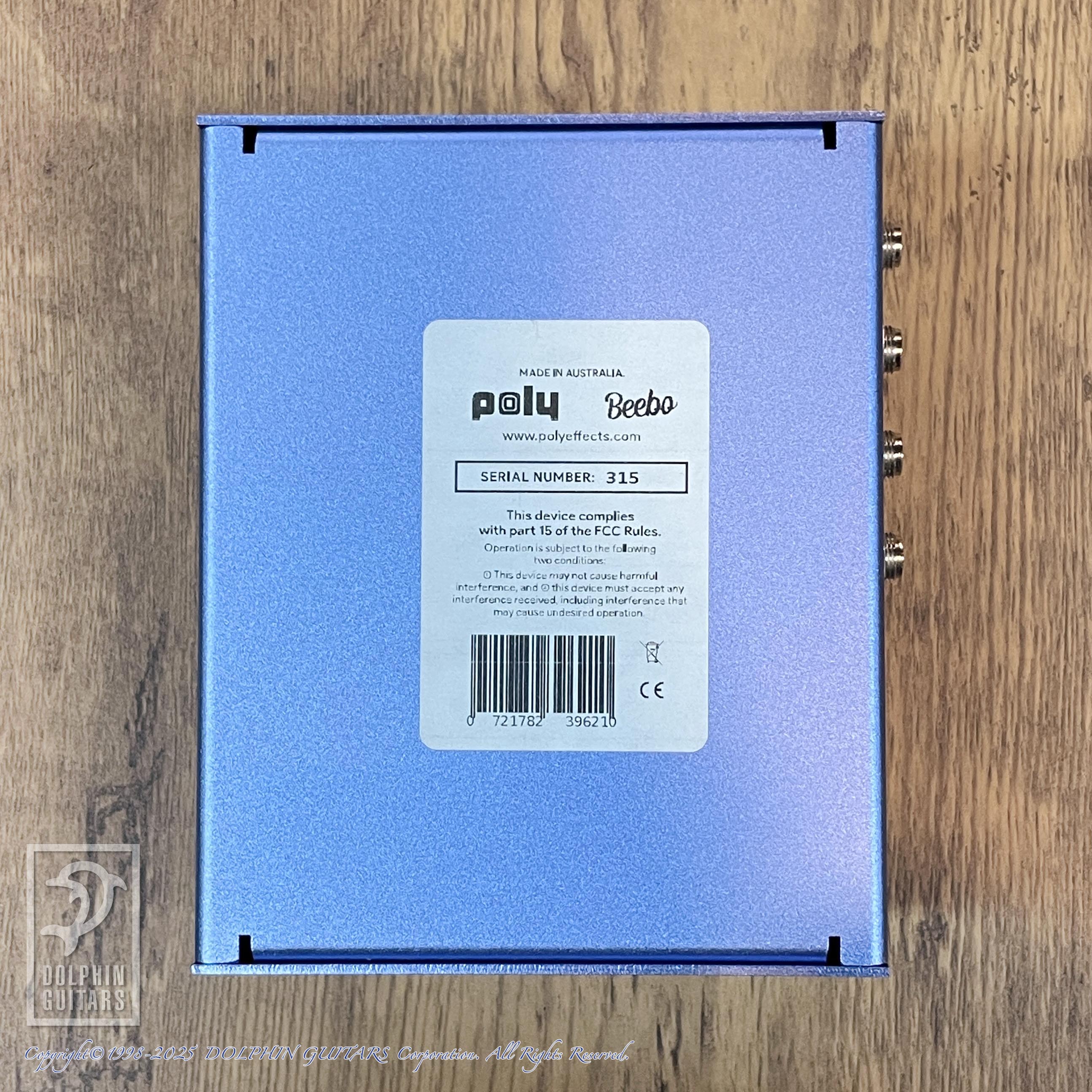 Poly Effects:Beebo Blue Virtual Modular Pedal画像3