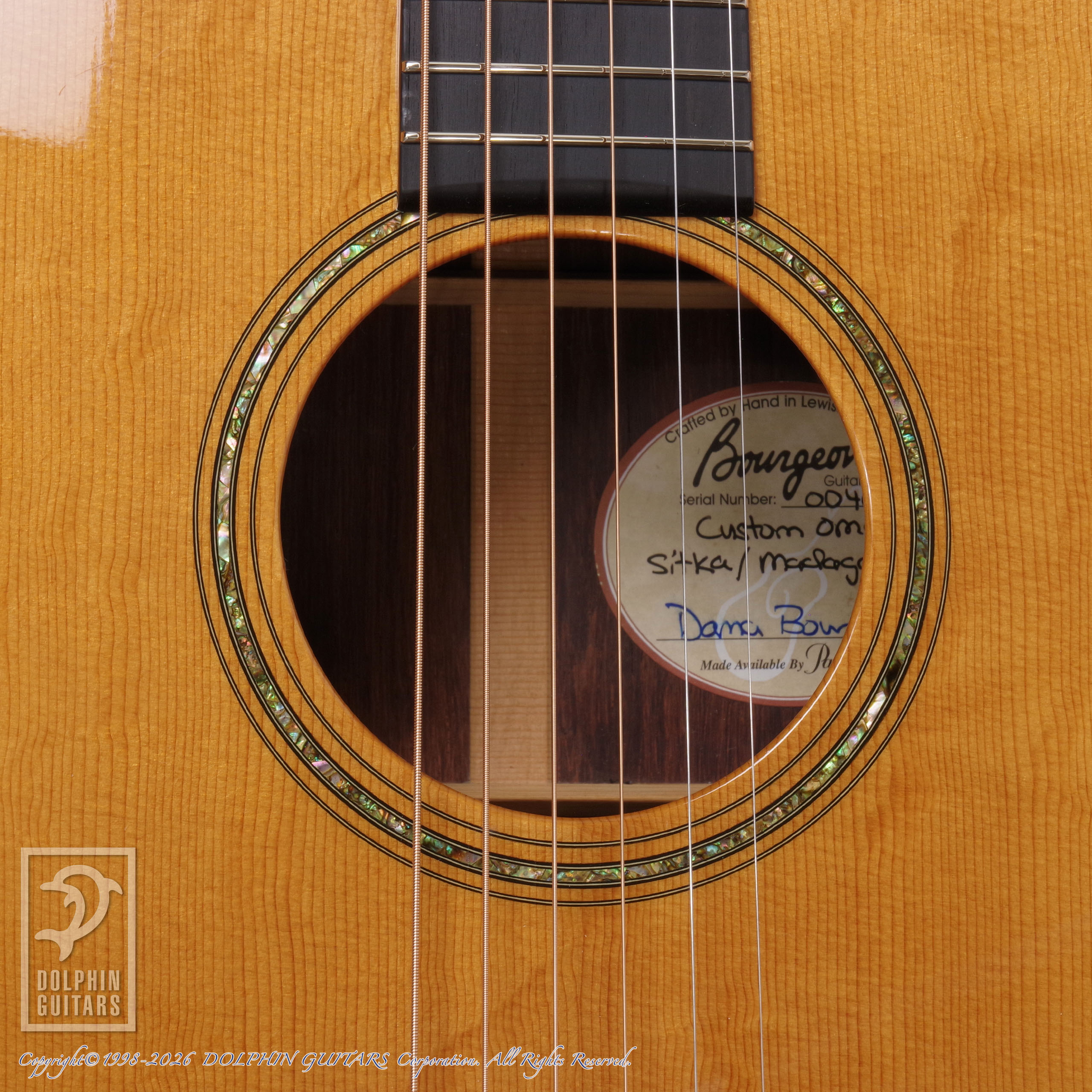 BOURGEOIS:Custom OMC (Madagascar Rosewood)画像12