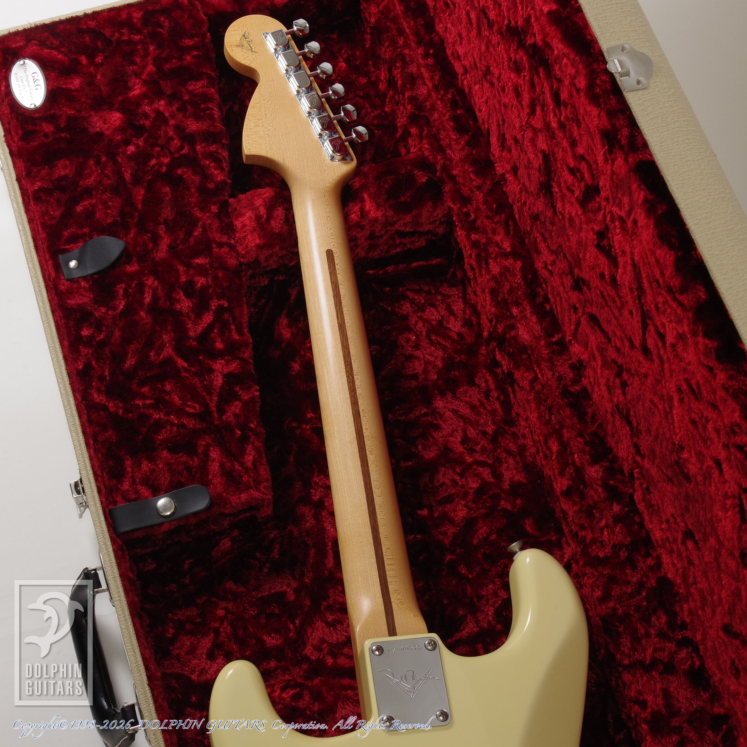 FENDER USA:Custom Shop 1969 Stratocaster NOS (Vintage White) Master Built by Todd Krause画像9