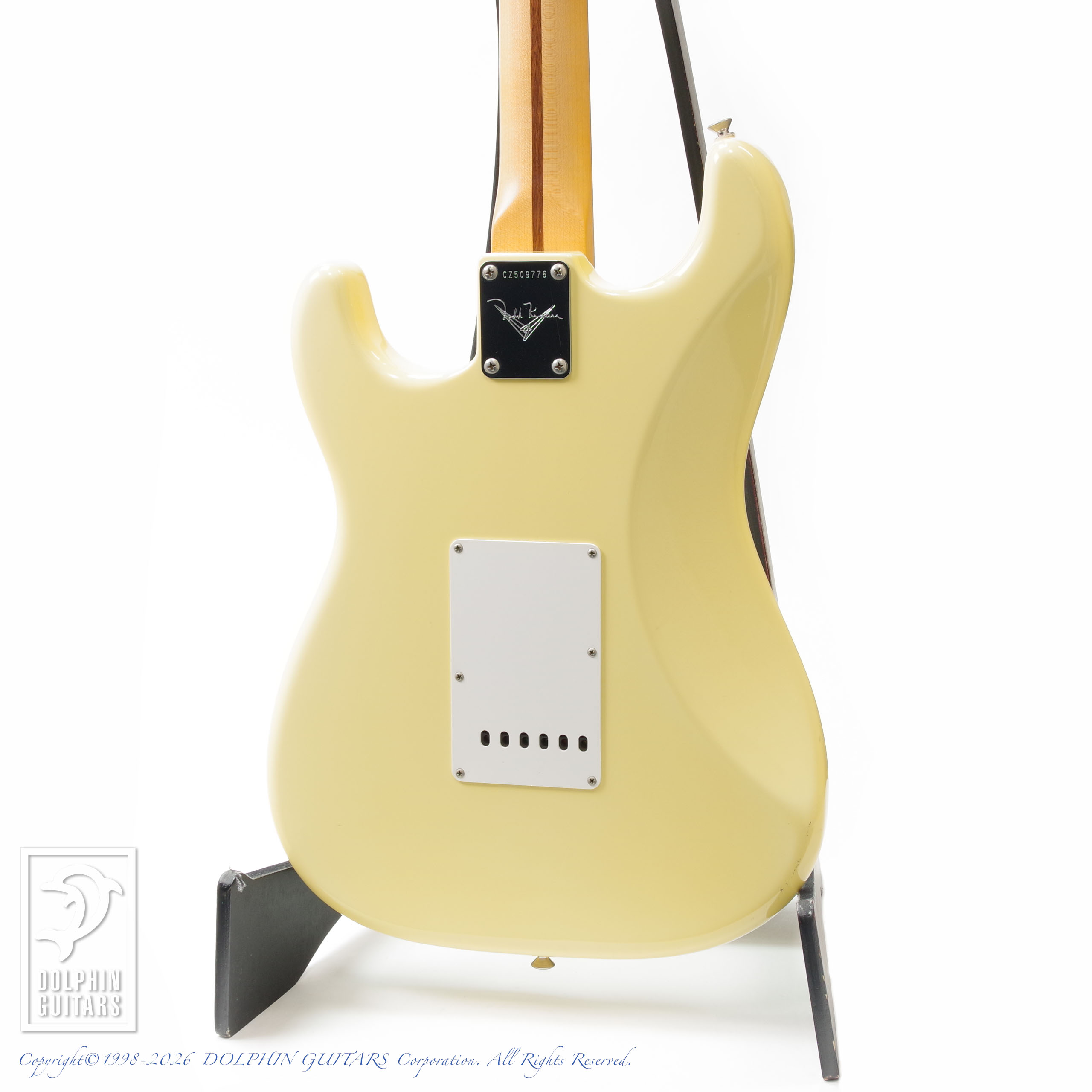 FENDER USA:Custom Shop 1969 Stratocaster NOS (Vintage White) Master Built by Todd Krause画像3