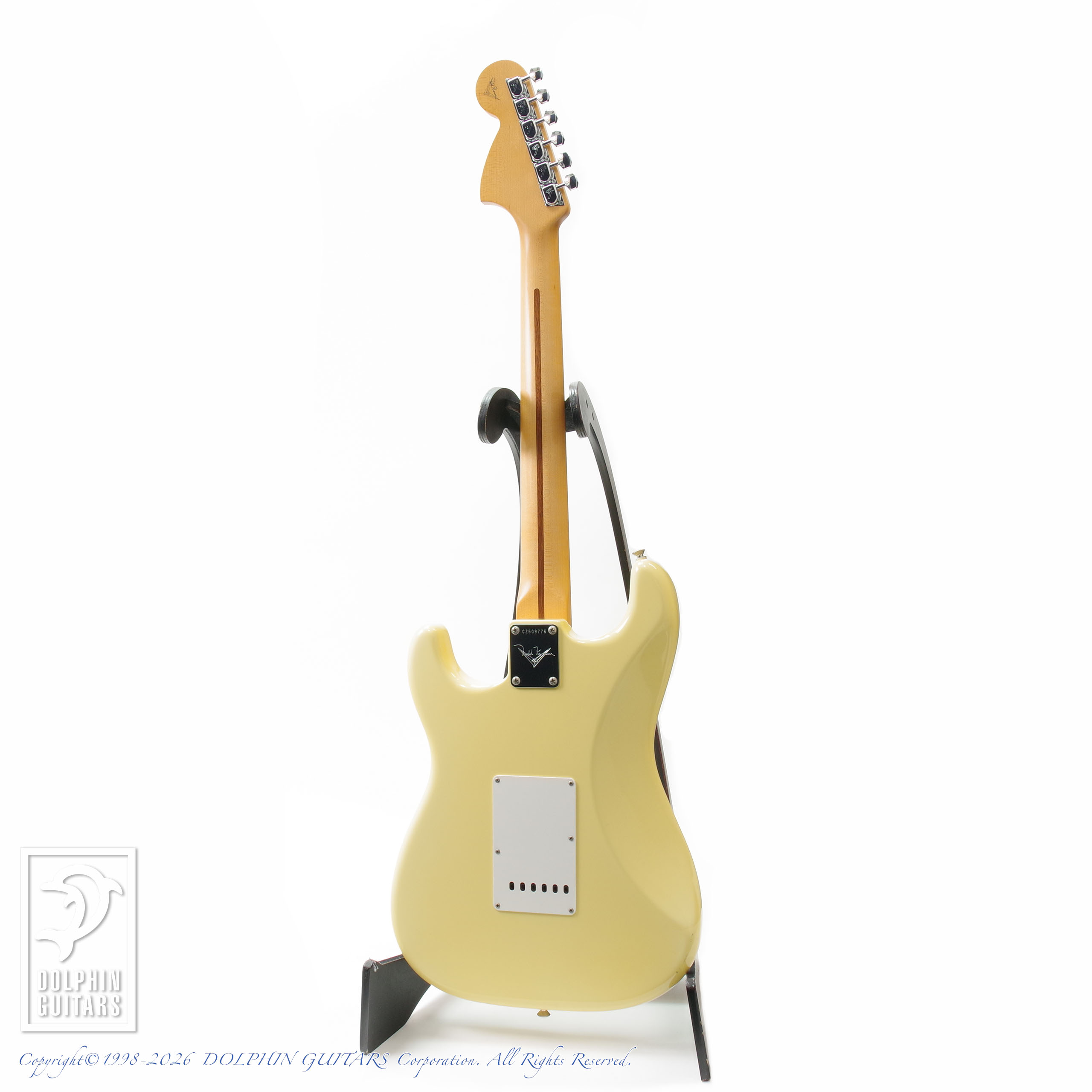 FENDER USA:Custom Shop 1969 Stratocaster NOS (Vintage White) Master Built by Todd Krause画像4