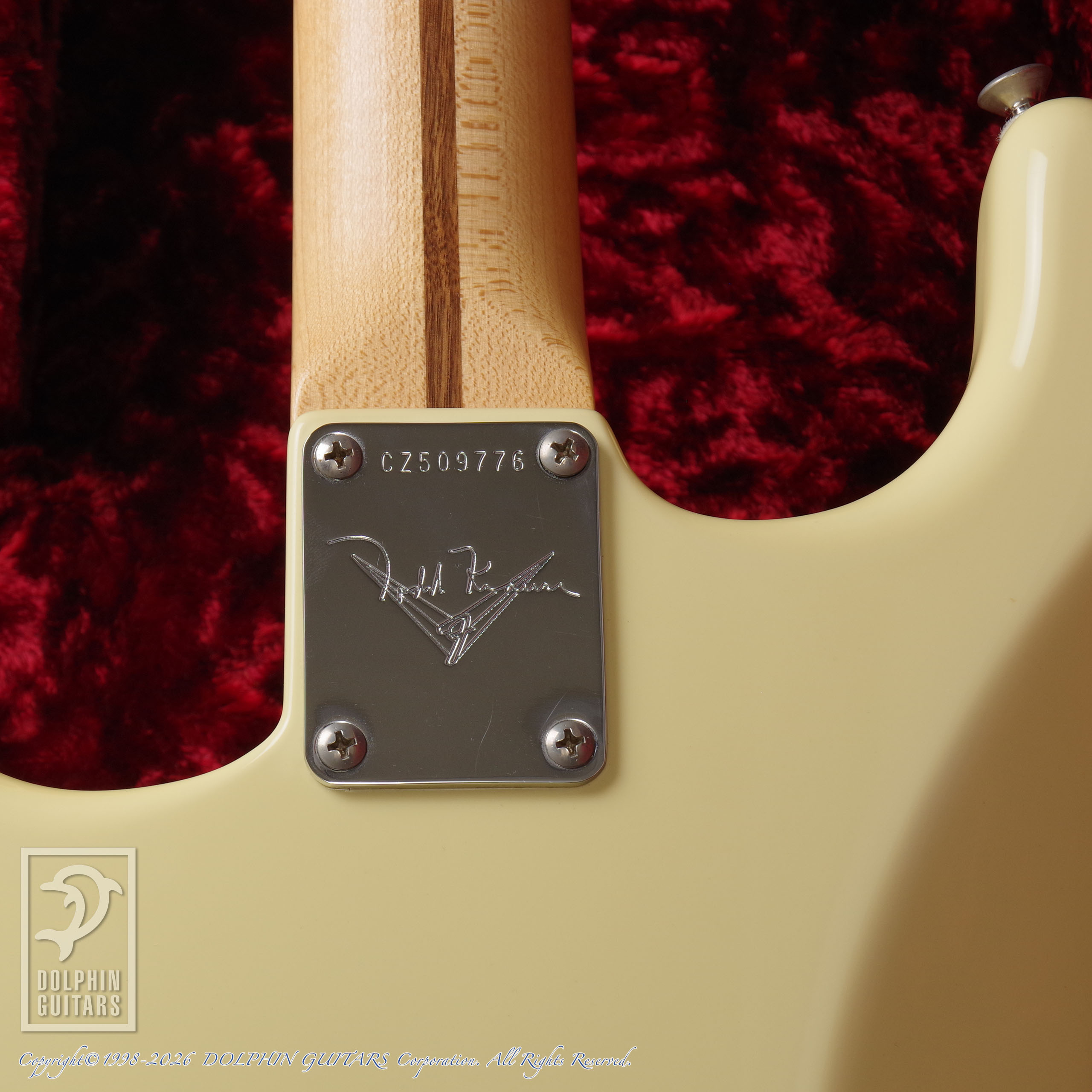 FENDER USA:Custom Shop 1969 Stratocaster NOS (Vintage White) Master Built by Todd Krause画像11