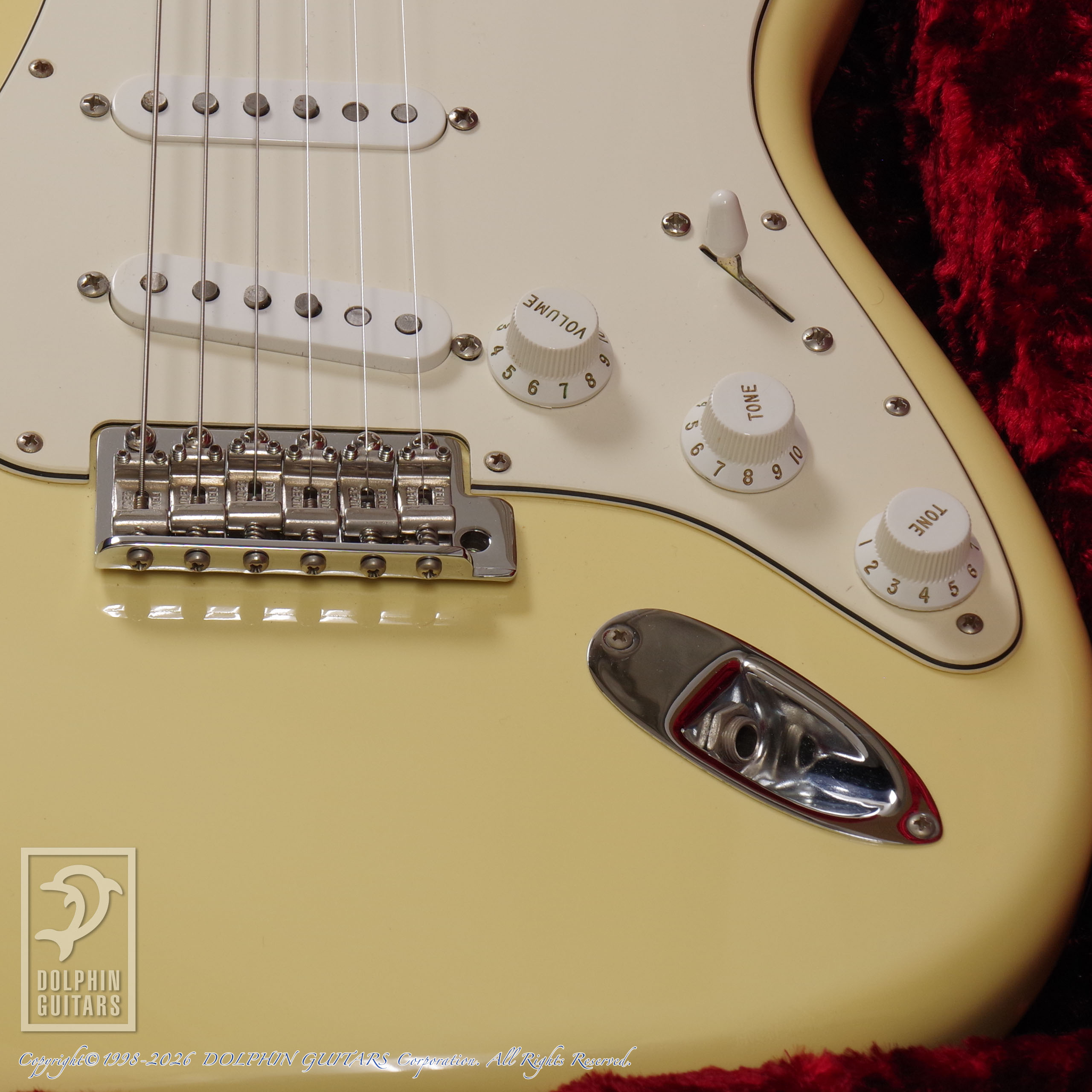 FENDER USA:Custom Shop 1969 Stratocaster NOS (Vintage White) Master Built by Todd Krause画像12