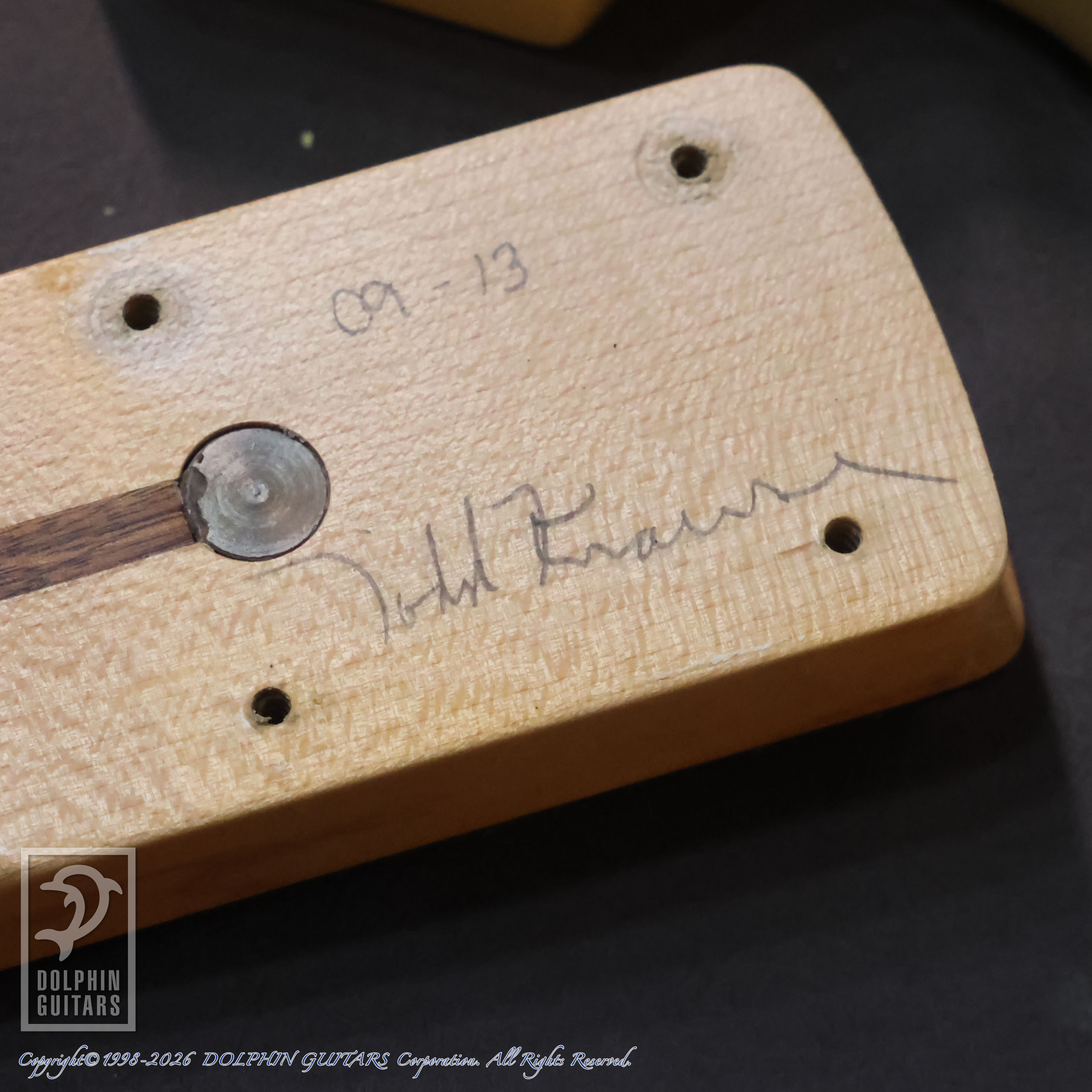 FENDER USA:Custom Shop 1969 Stratocaster NOS (Vintage White) Master Built by Todd Krause画像14