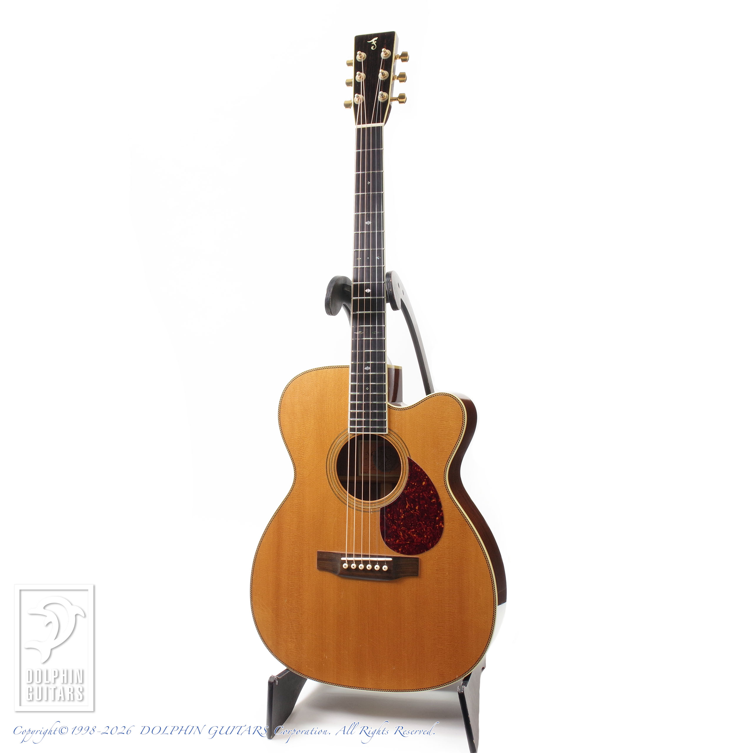 FRANKLIN GUITAR:OM Cutaway画像2