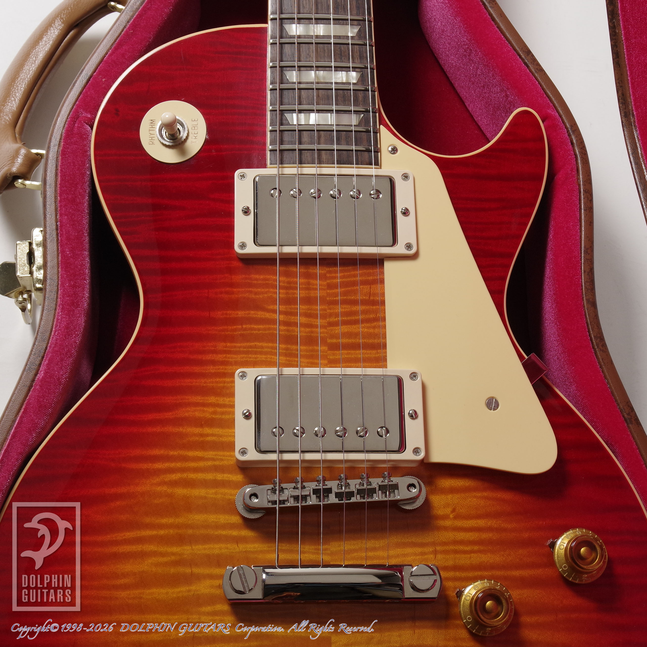 Gibson Custom Shop:1959 Les Paul Standard Reissue Gloss (Factory Burst)画像12