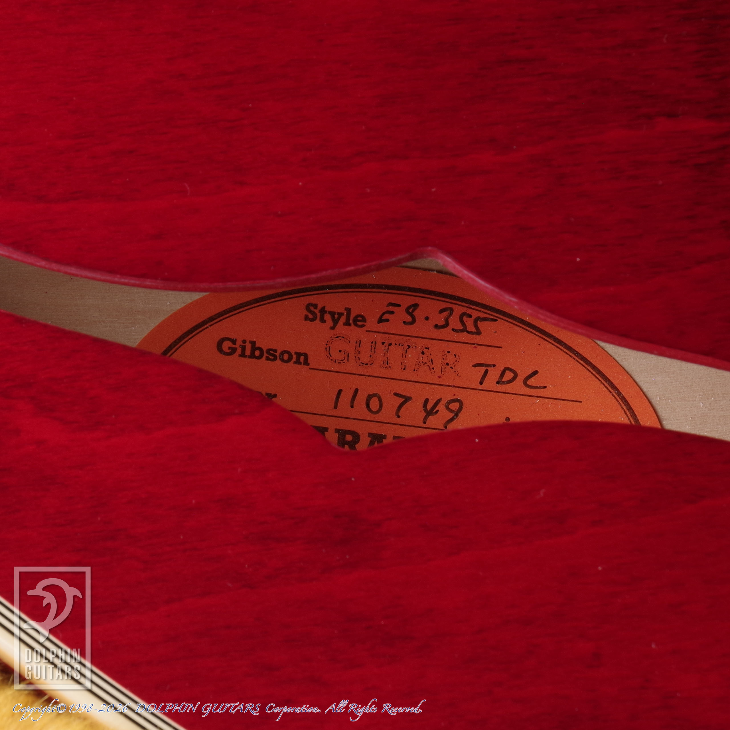 Gibson Custom Shop:Japan Limited Run 60s ES-355 with Long Vibrola画像12