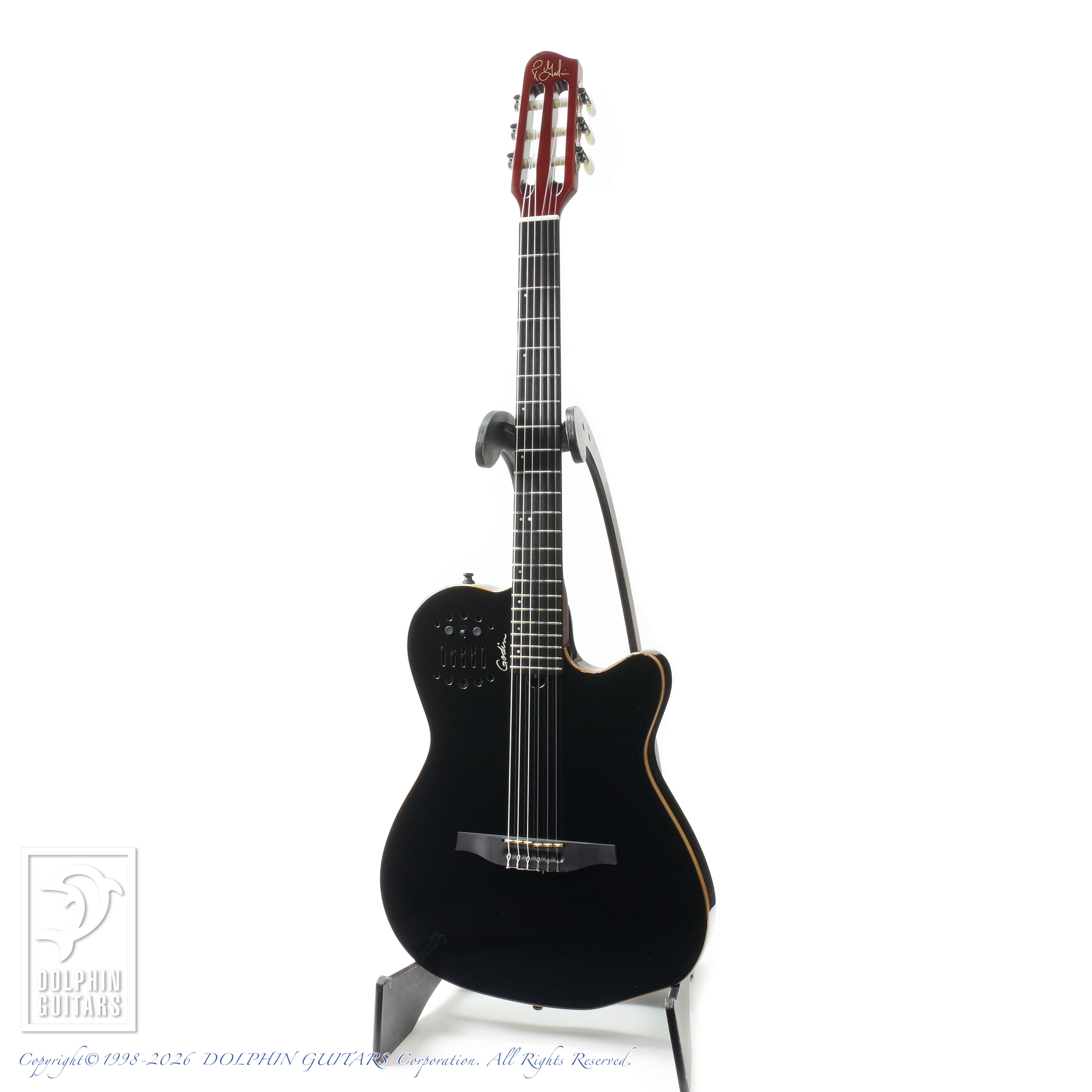 GODIN:ACS Slim Cedar Black (Nylon Strings)画像2
