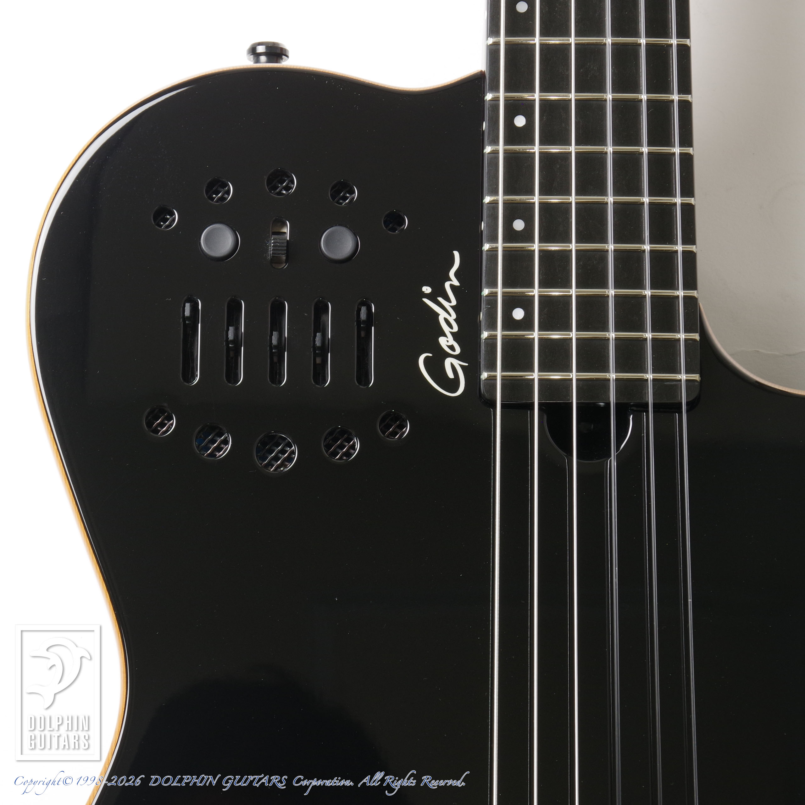 GODIN:ACS Slim Cedar Black (Nylon Strings)画像10
