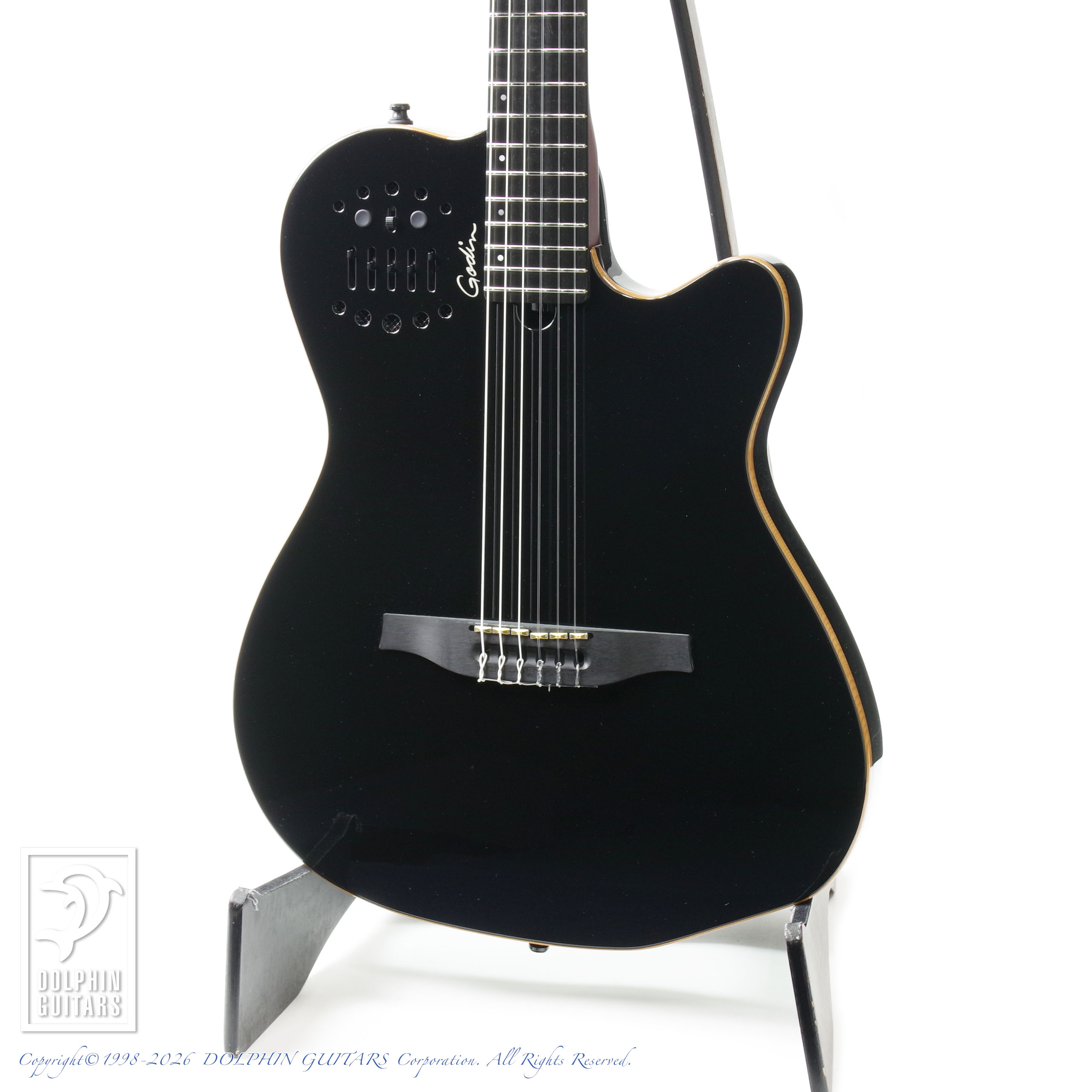 GODIN:ACS Slim Cedar Black (Nylon Strings)画像1