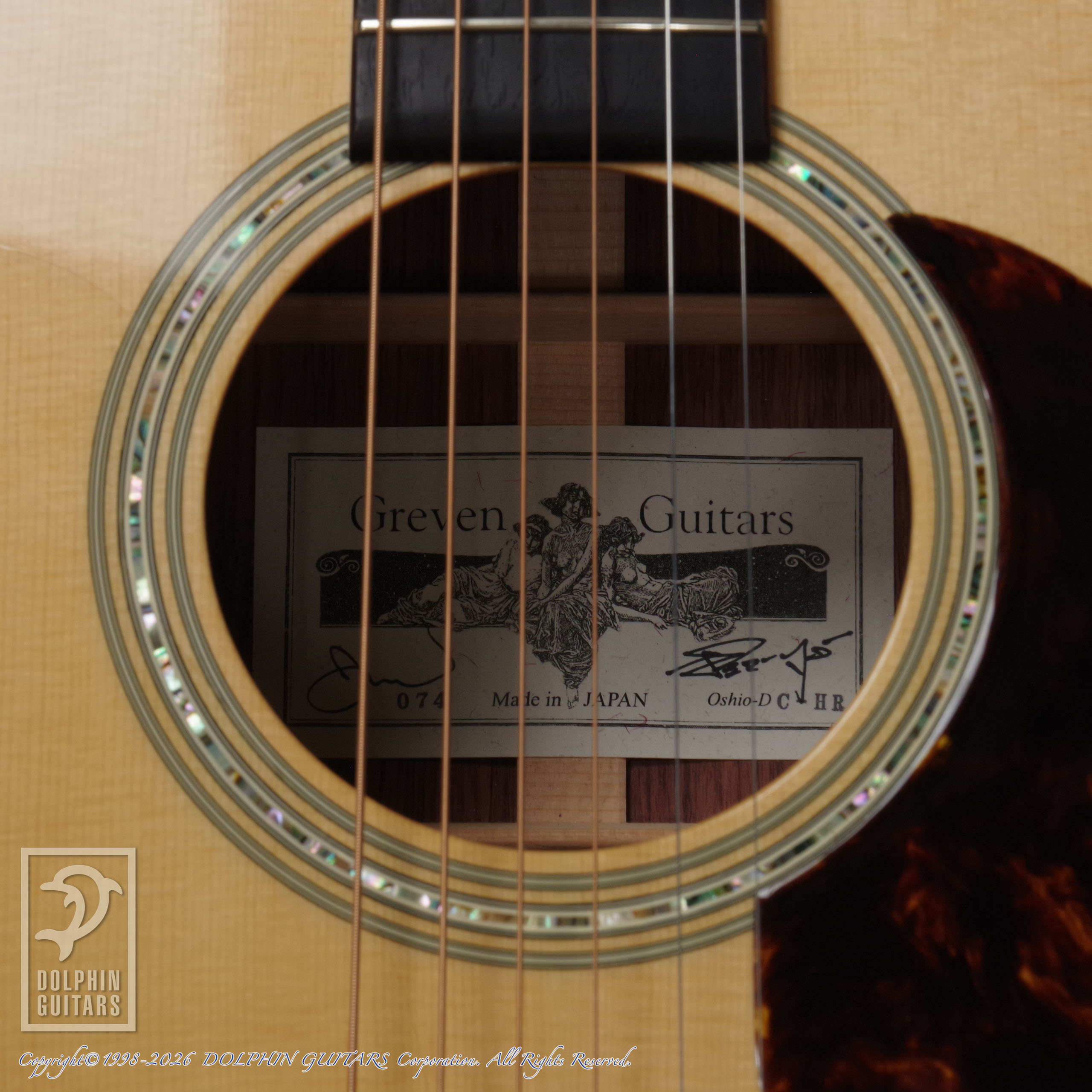 Greven Guitars Japan:Oshio-DC HR (Honduras Rosewood)画像13