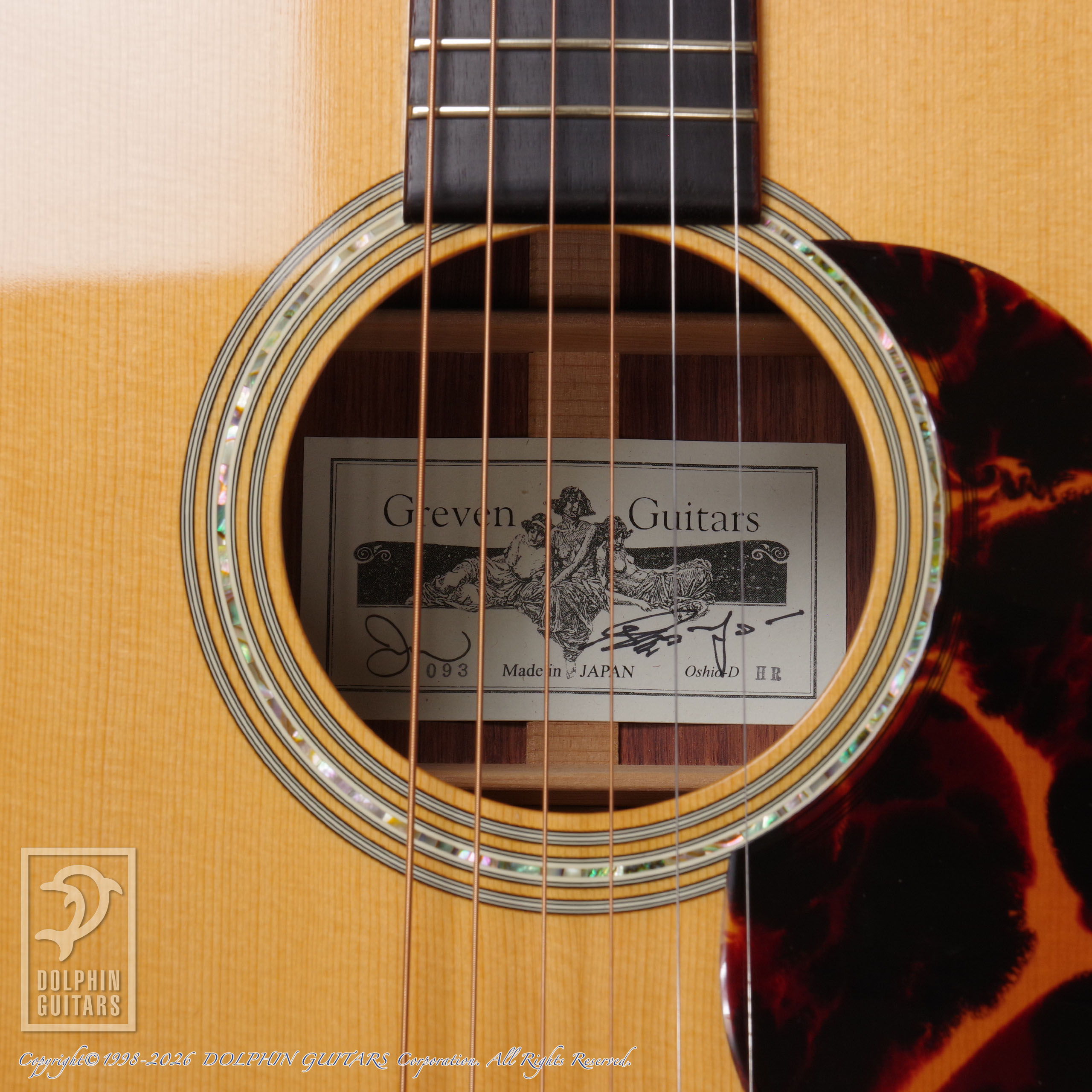 Greven Guitars Japan:Oshio-D HR (Honduras Rosewood)画像13
