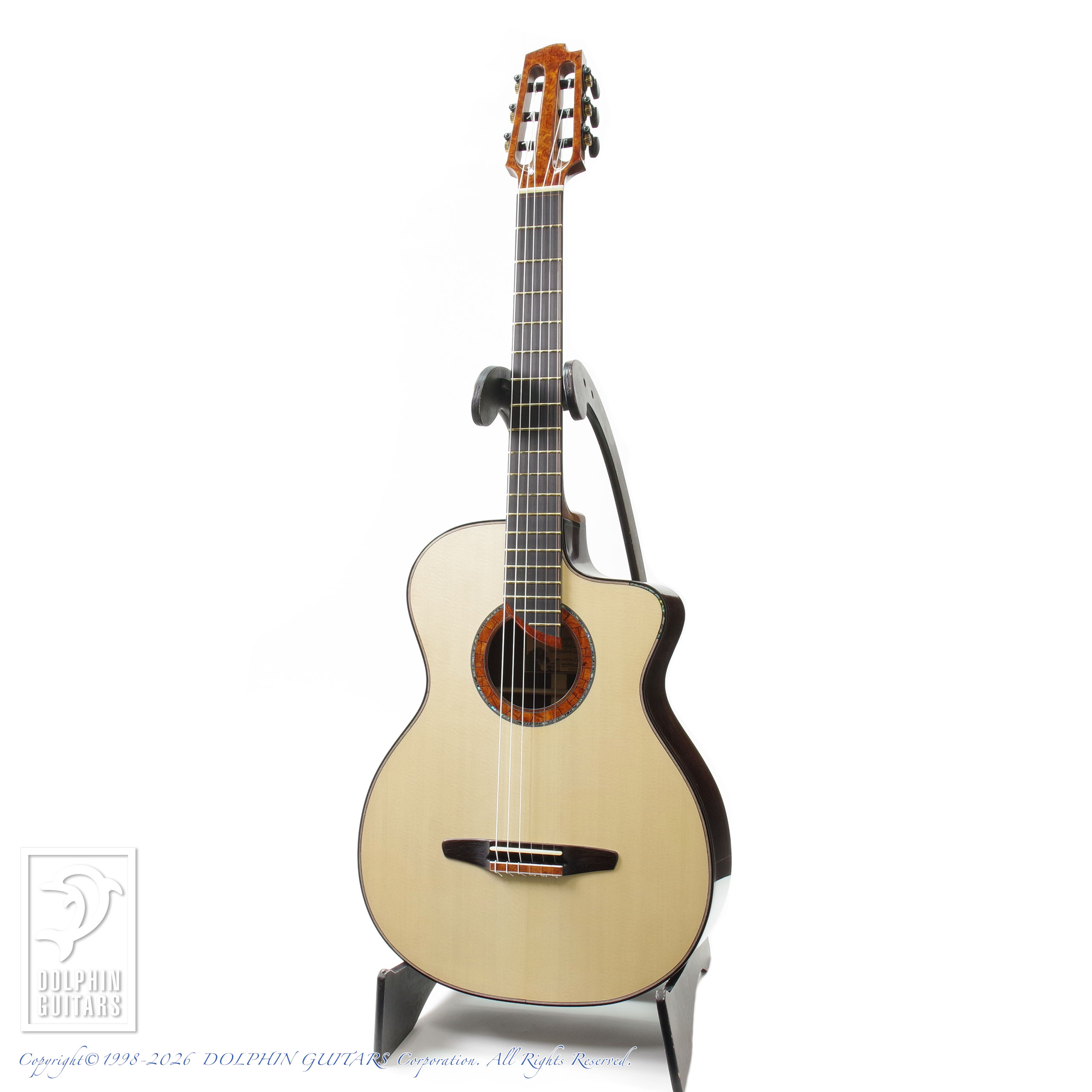 HAYASHI GUITARS:Hatsune Crossover (Nylon Strings)<font color="red"><b>【東京ハンドクラフトギターフェス2026出展作品】</b></font><br><br>画像2
