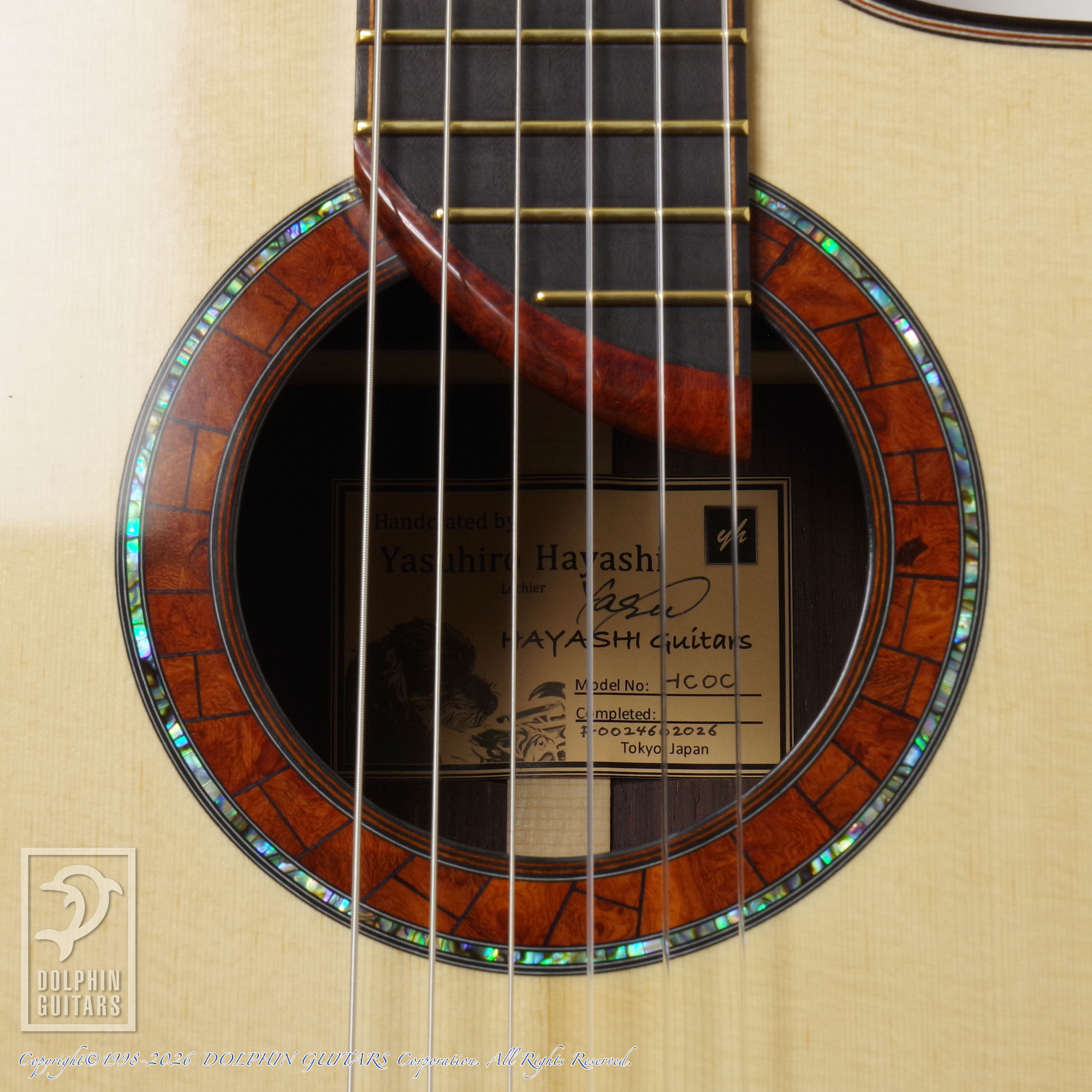HAYASHI GUITARS:Hatsune Crossover (Nylon Strings)<font color="red"><b>【東京ハンドクラフトギターフェス2026出展作品】</b></font><br><br>画像15