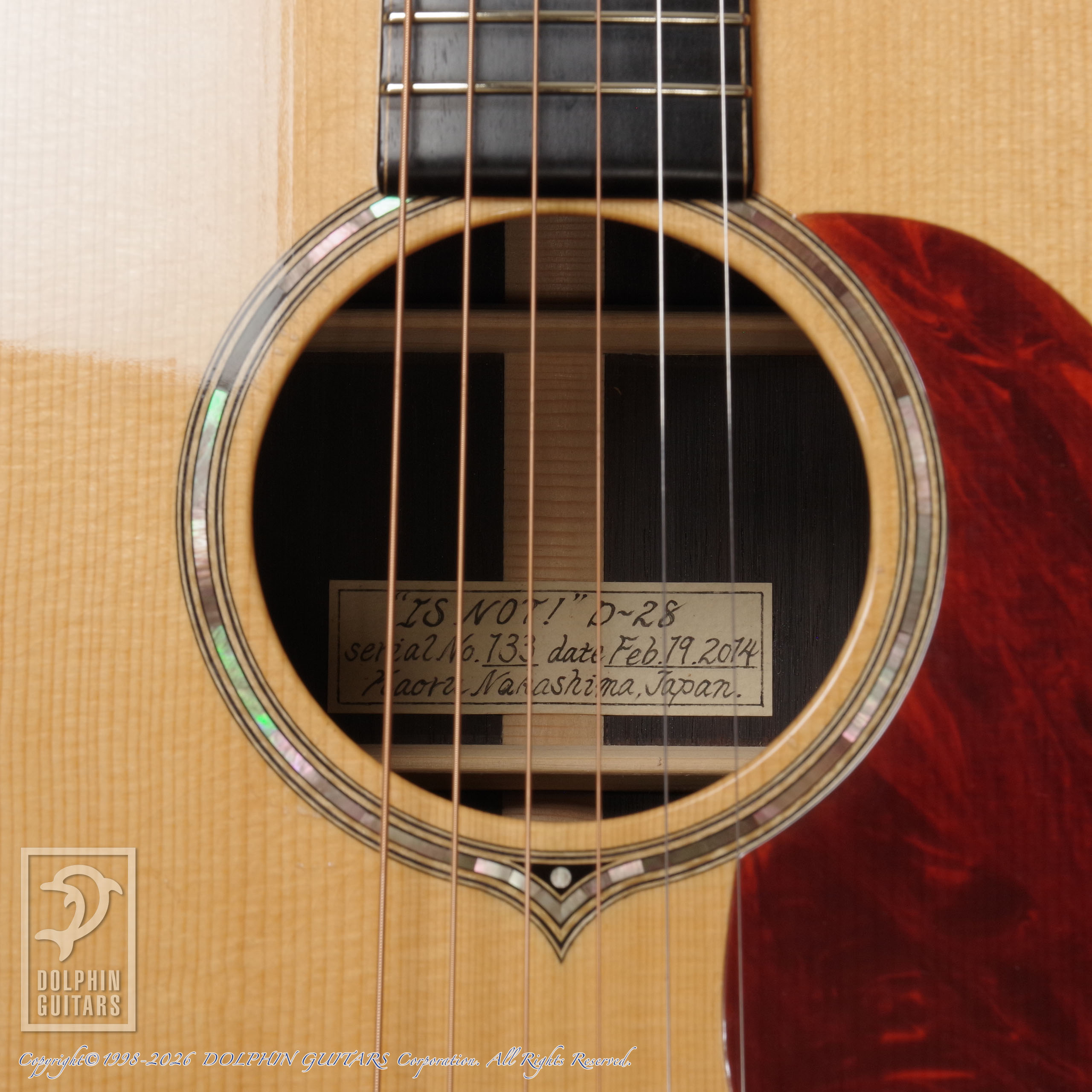 KAORU ACOUSTIC CRAFT:IS NOT! D-28 (Jacaranda)画像12