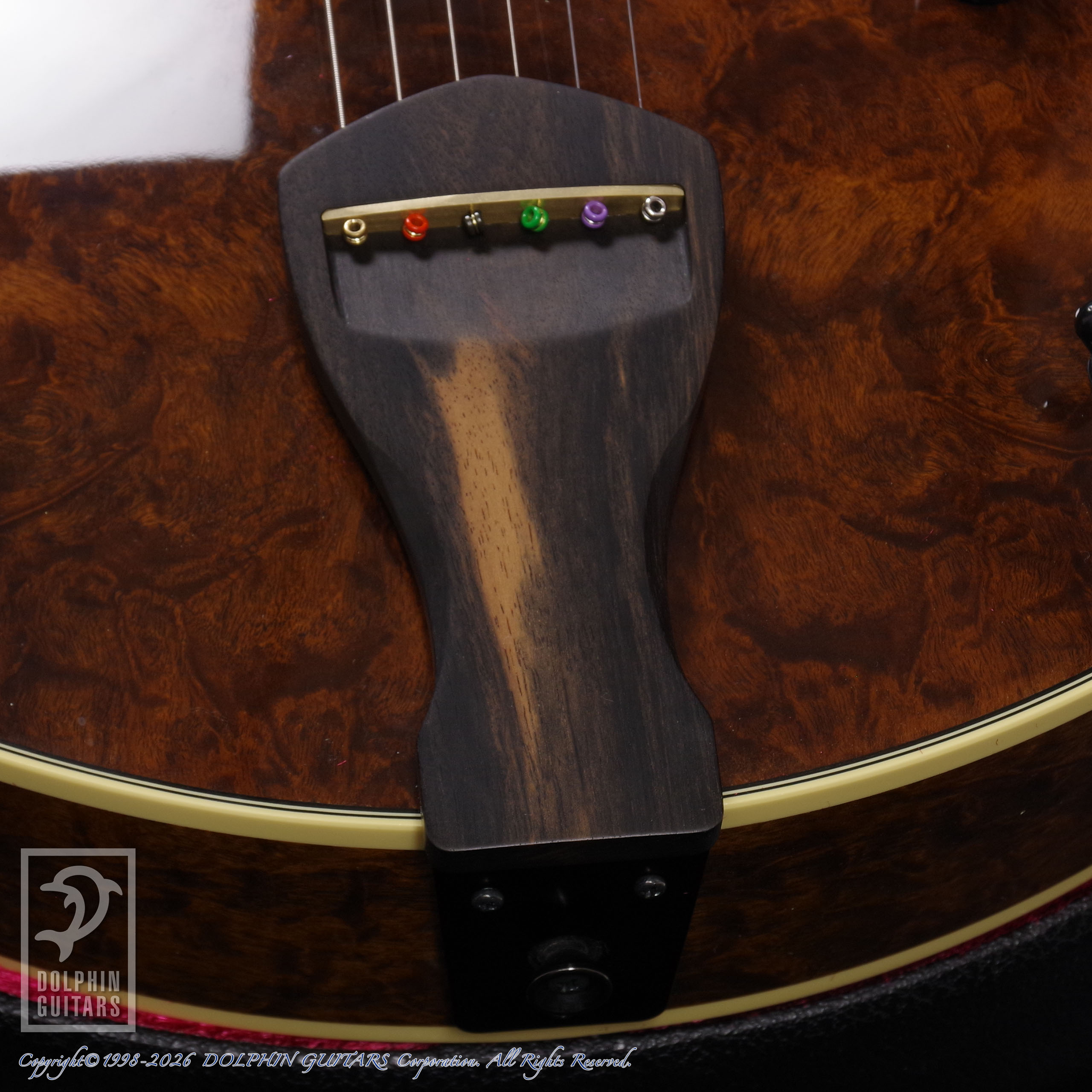 Kikuchi Guitars:JF15 2HB Imbuia Burl画像13