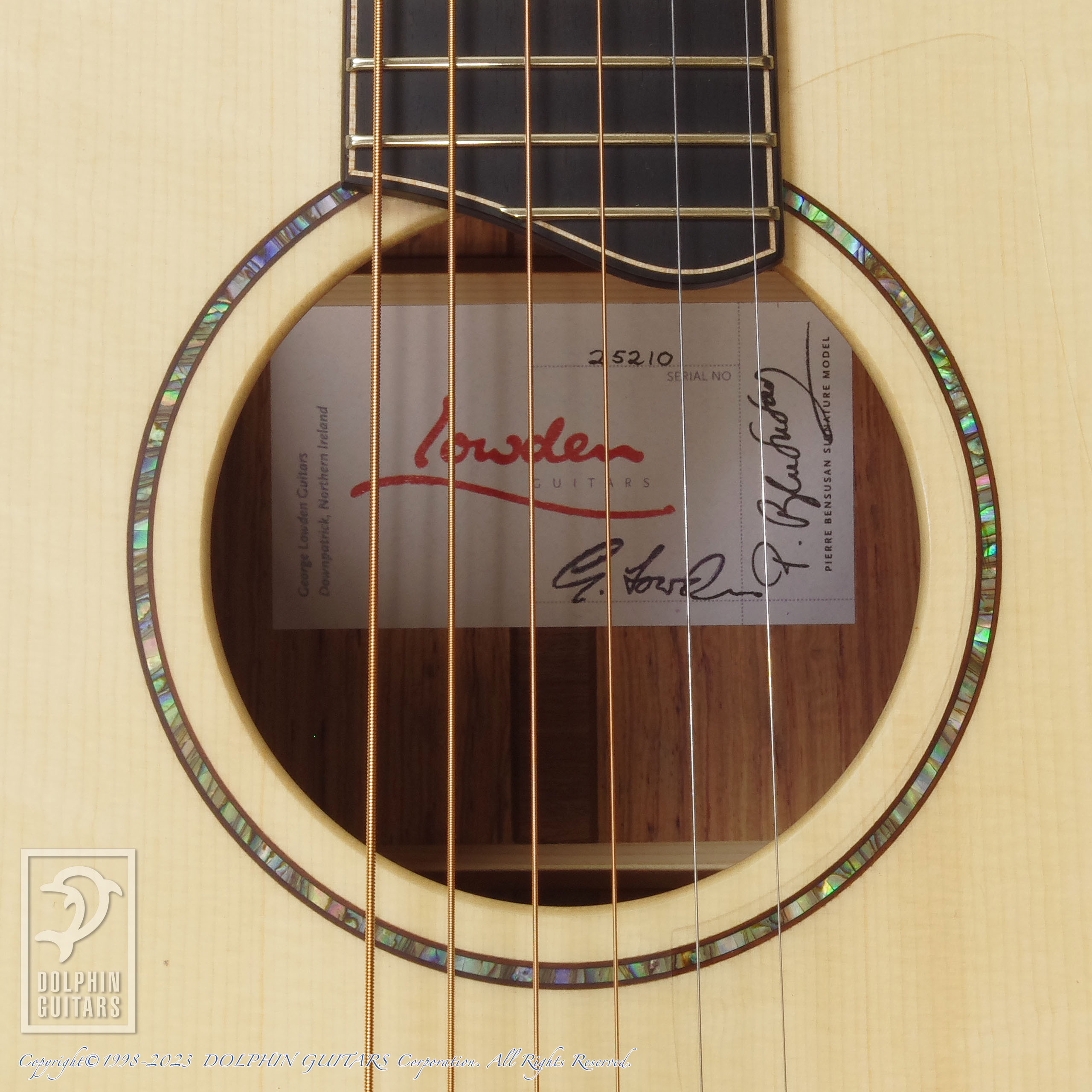 LOWDEN:Pierre Bensusan Model (Honduran Rosewood)