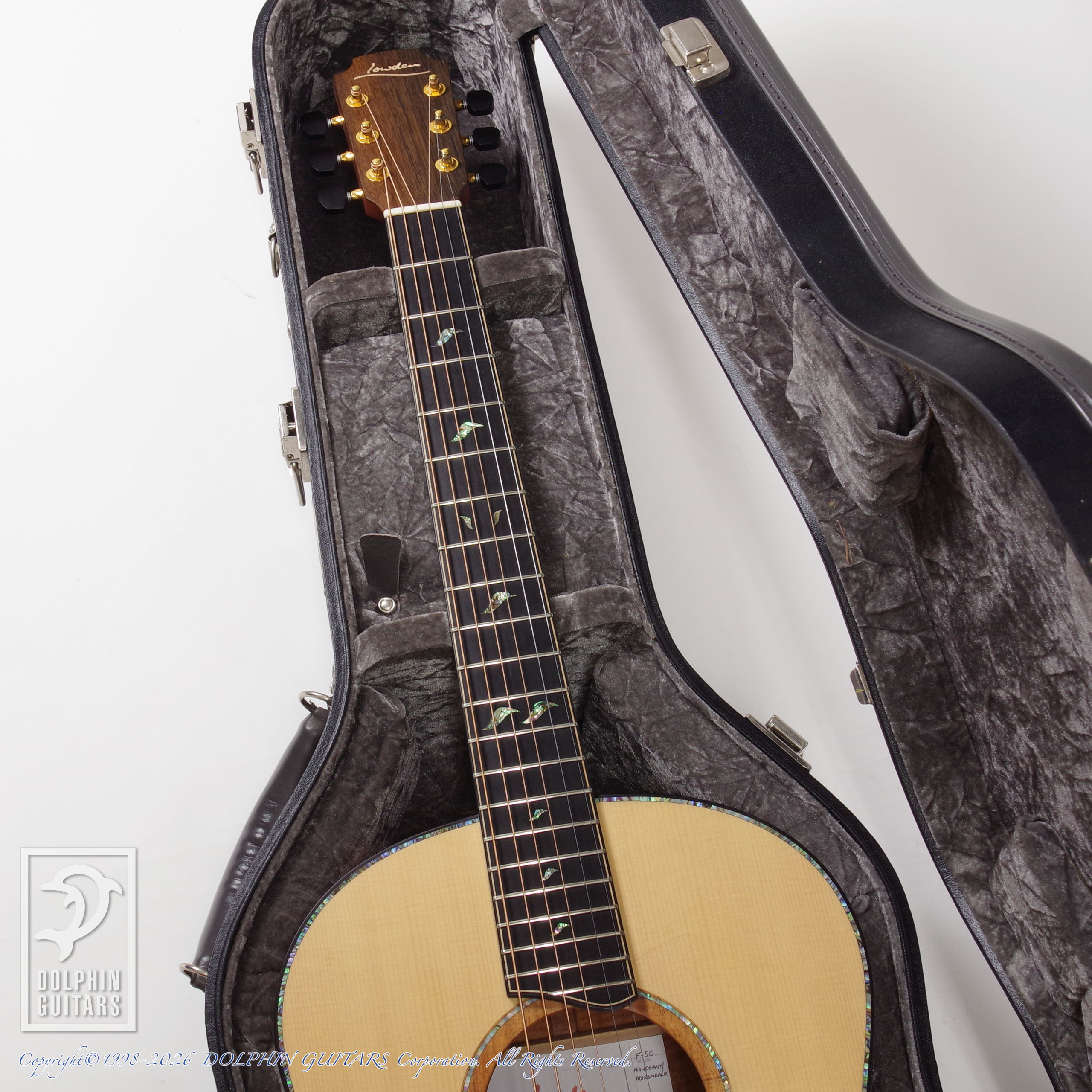 LOWDEN:F-50 MA/AD (Adirondack Spruce Honduras Mahogany)画像8