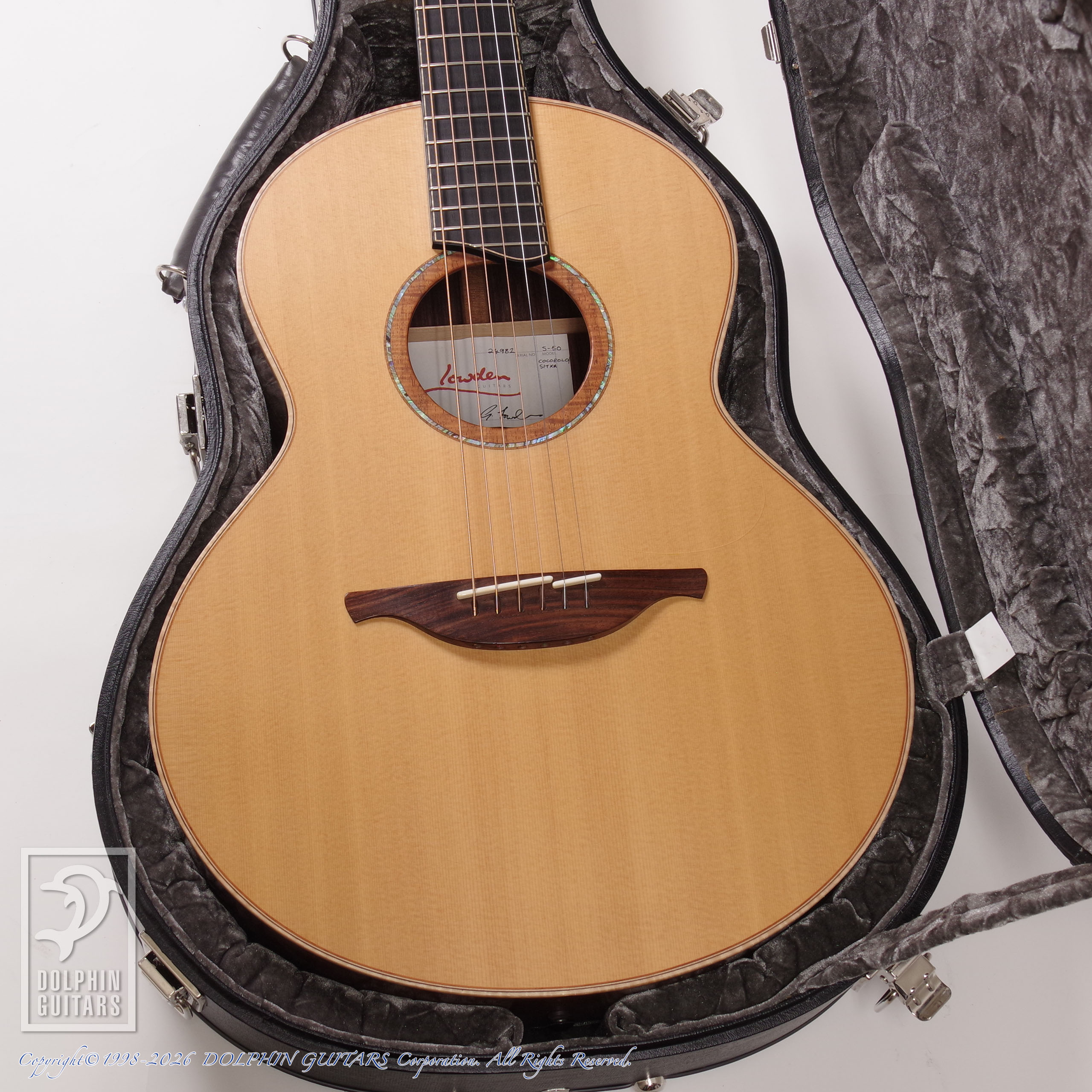 LOWDEN:S-50 CO/SS (Sitka Spruce Cocobolo)画像10