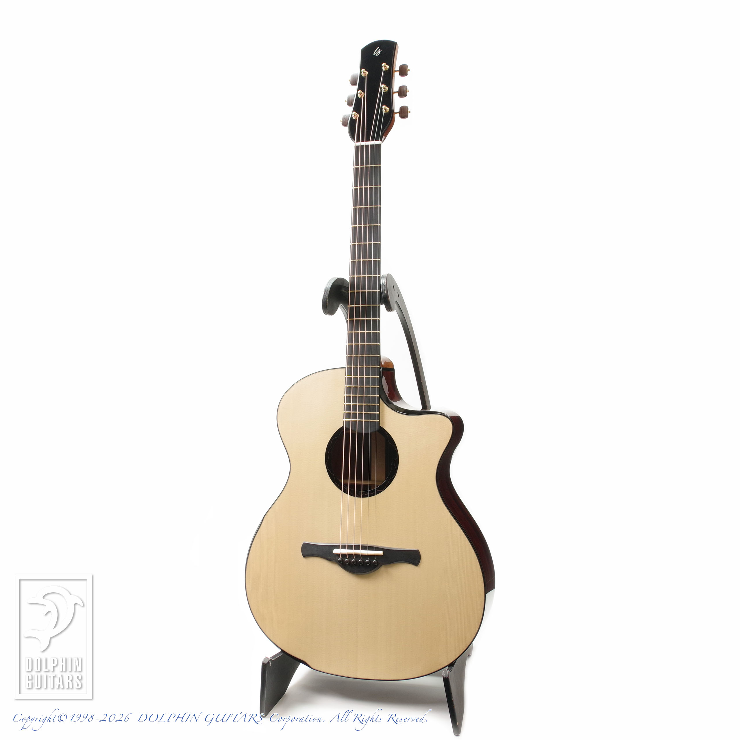 LSY Guitars:OM Cutaway(Cocobolo)画像2