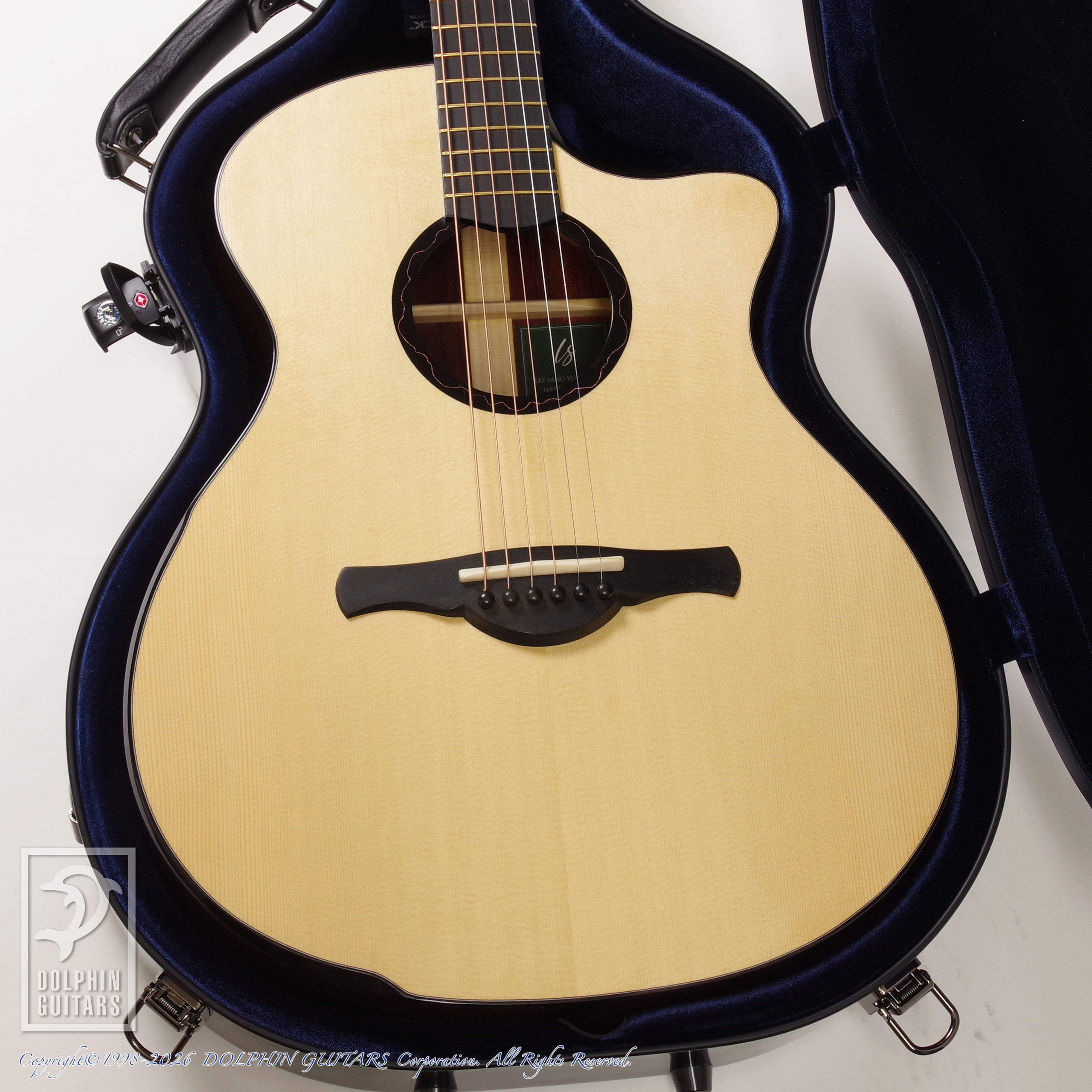 LSY Guitars:OM Cutaway(Cocobolo)画像11