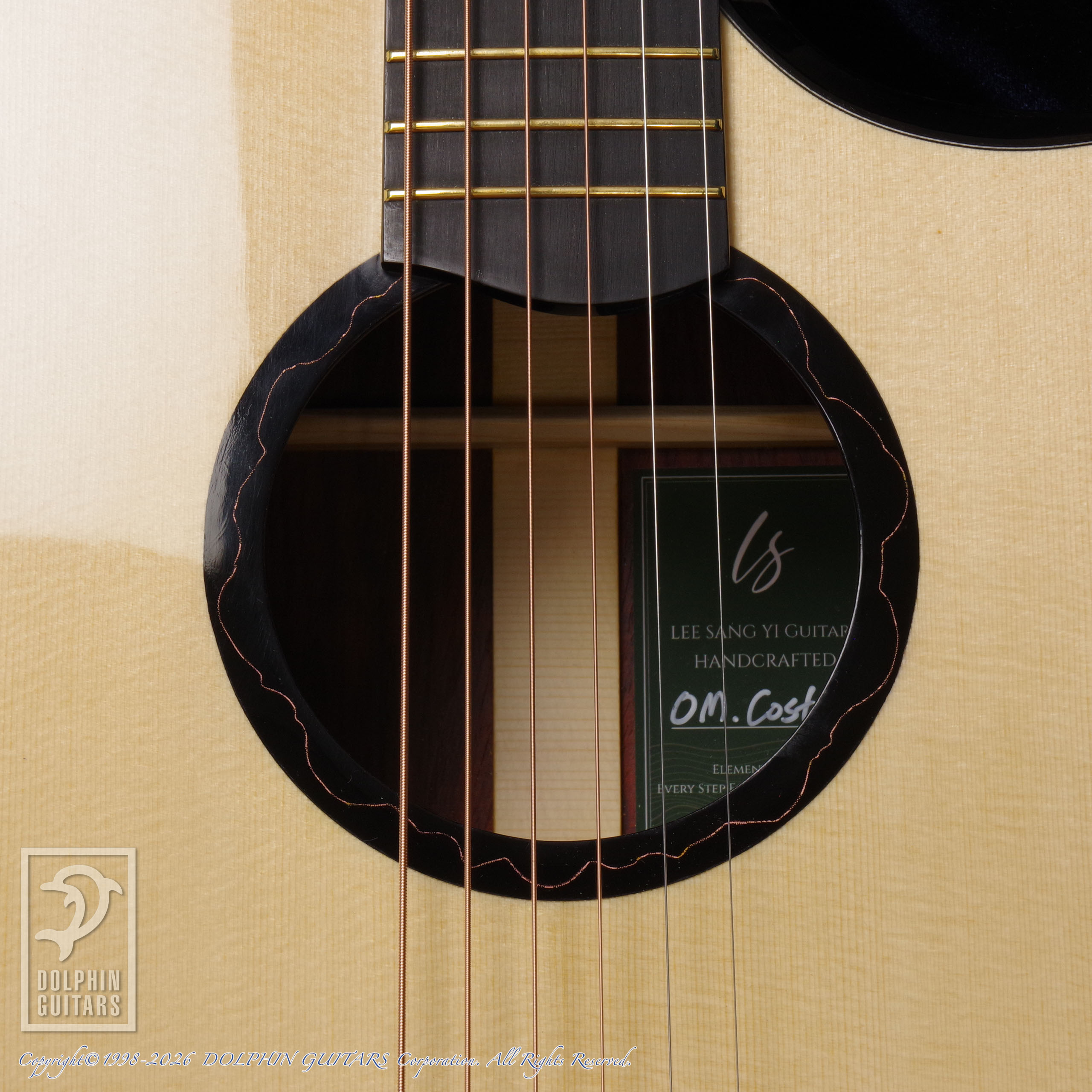 LSY Guitars:OM Cutaway(Cocobolo)画像13