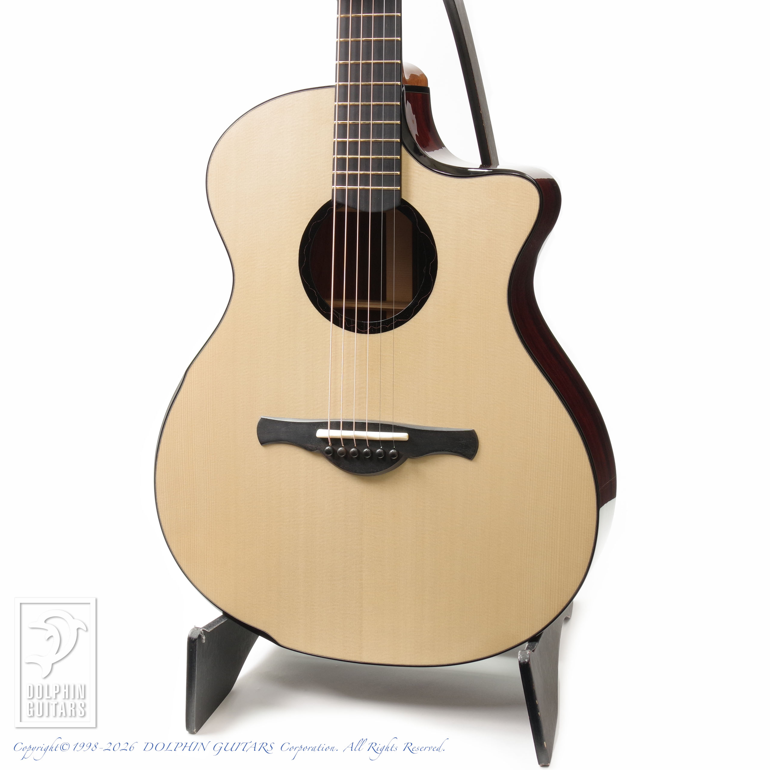 LSY Guitars:OM Cutaway(Cocobolo)画像1