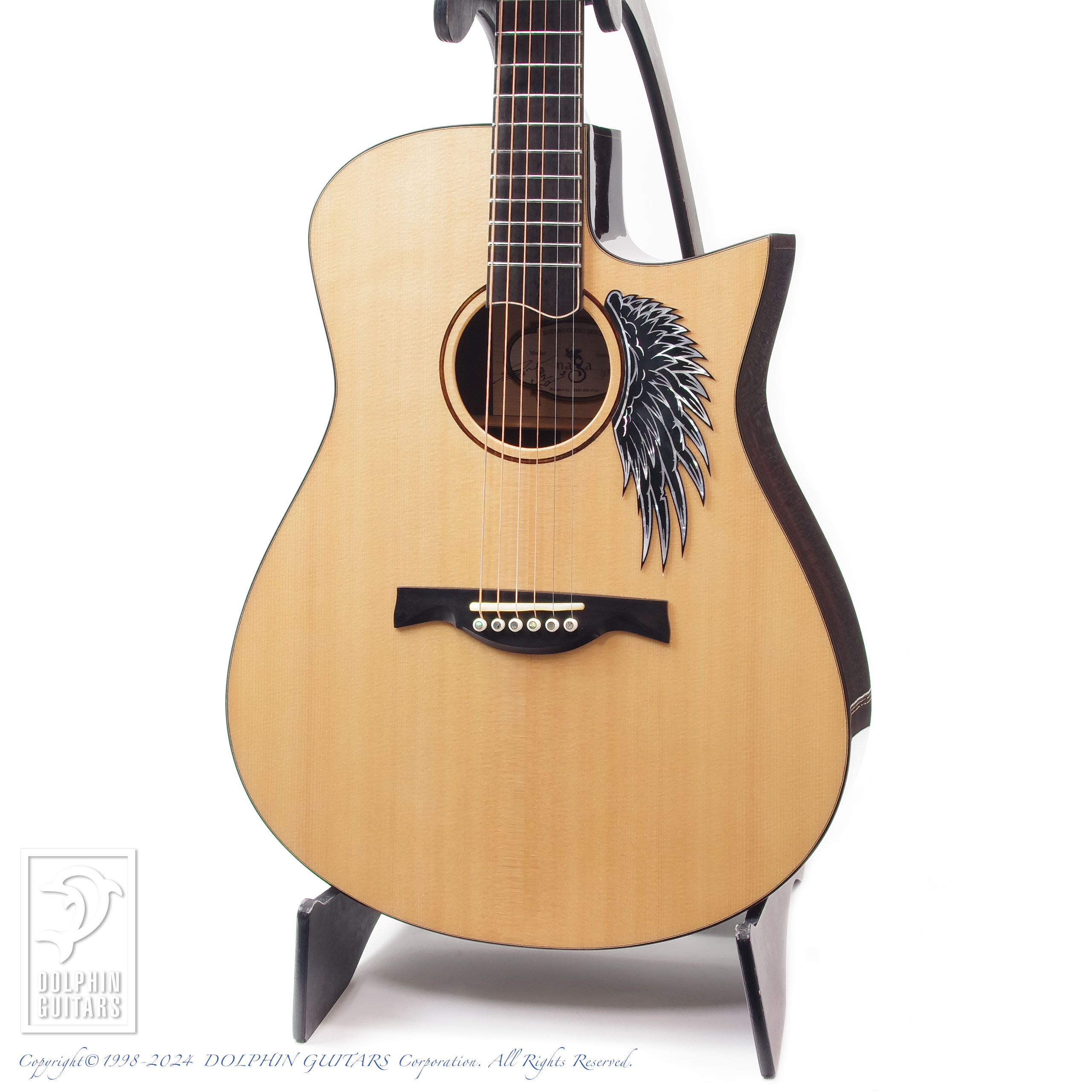 Naga Guitars:Kotaro Oshio Signature "Wings" Series - Cutaway