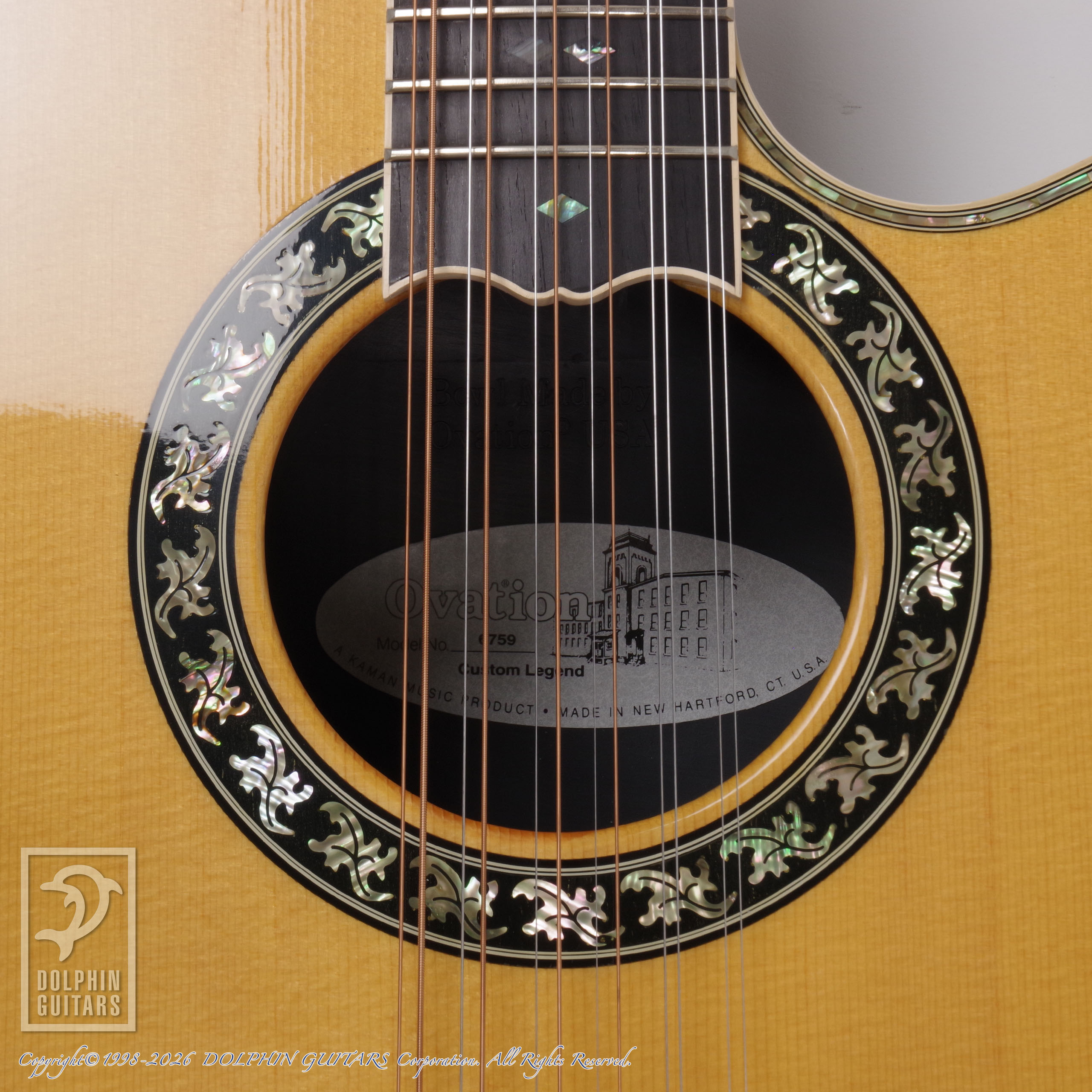 OVATION:6759-4 Custom Legend (12 Strings)画像13