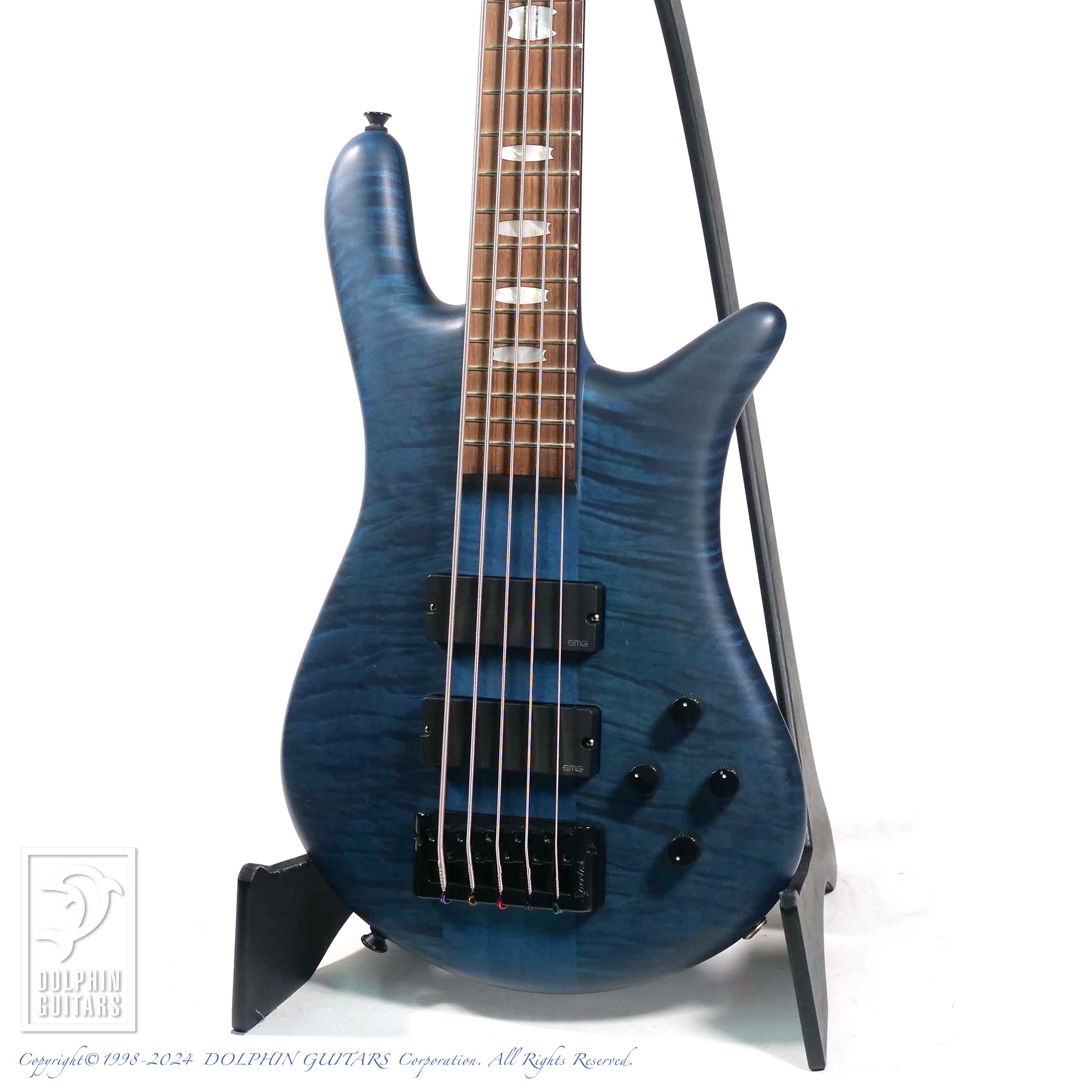 Spector:EURO 5 LX PW / Black & Blue Matte