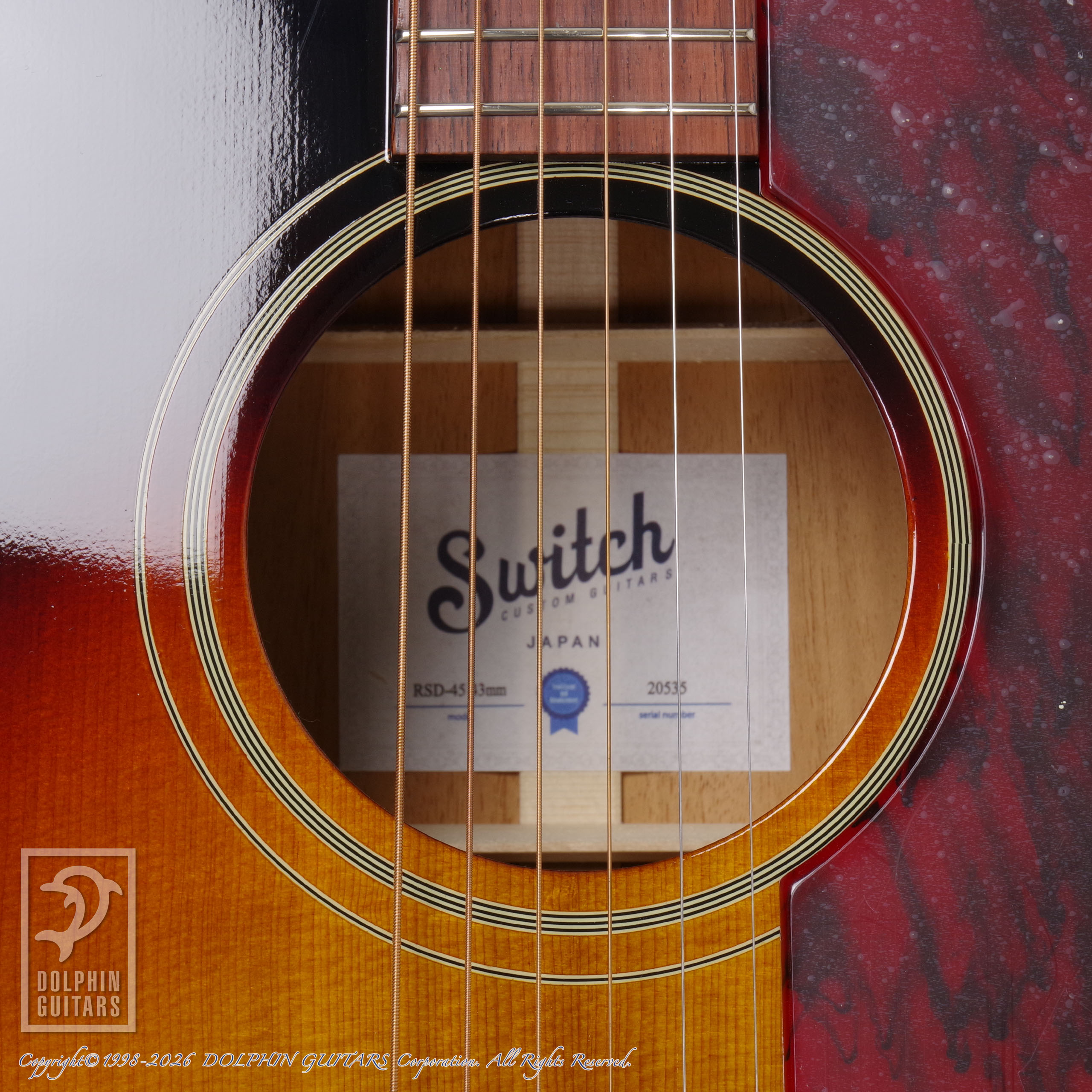 SWITCH:RSD-45 TSB 43mm (Torrefied Adirondack Spruce)画像7