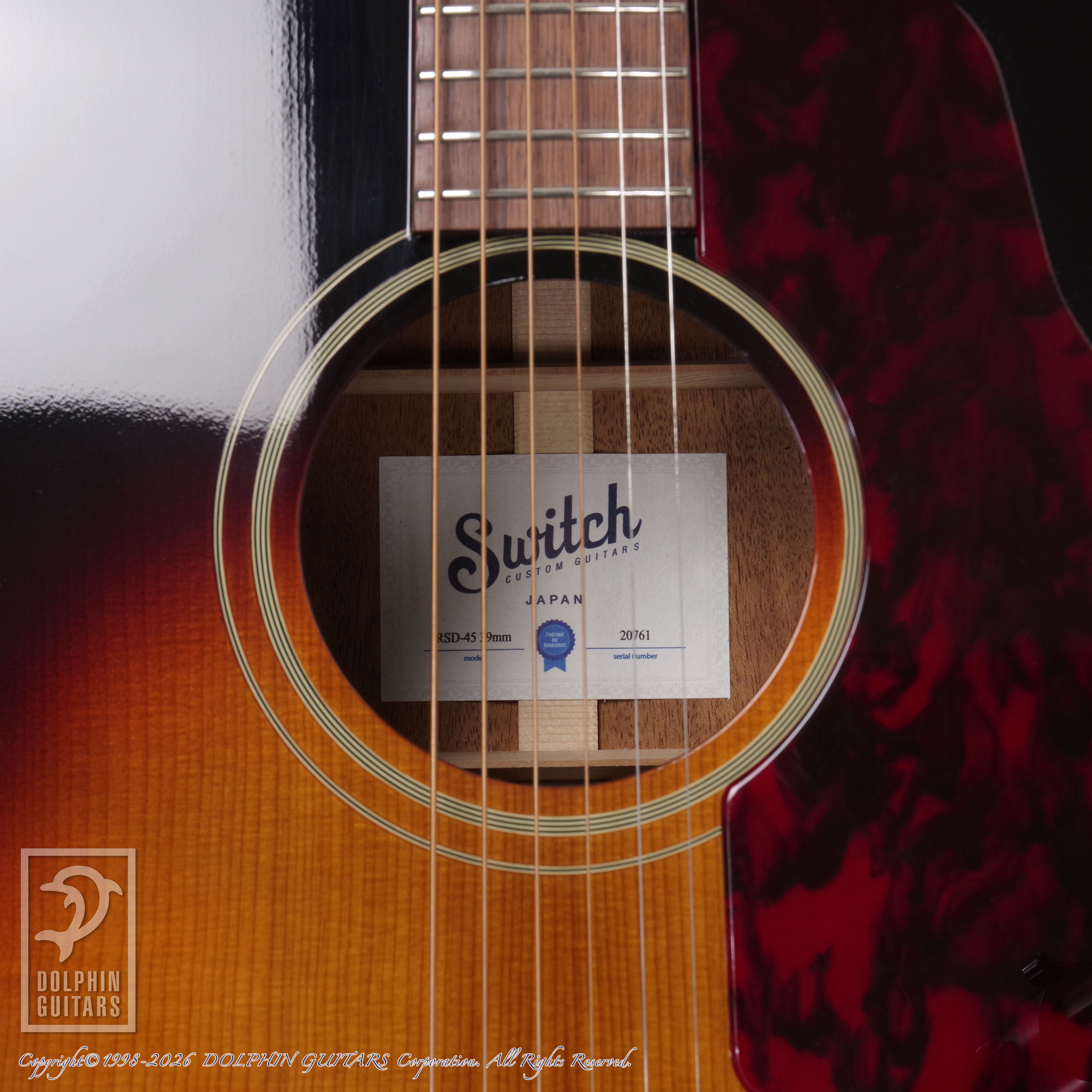 SWITCH:RSD-45 39mm TSB (Torrefied Adirondack Spruce)画像6